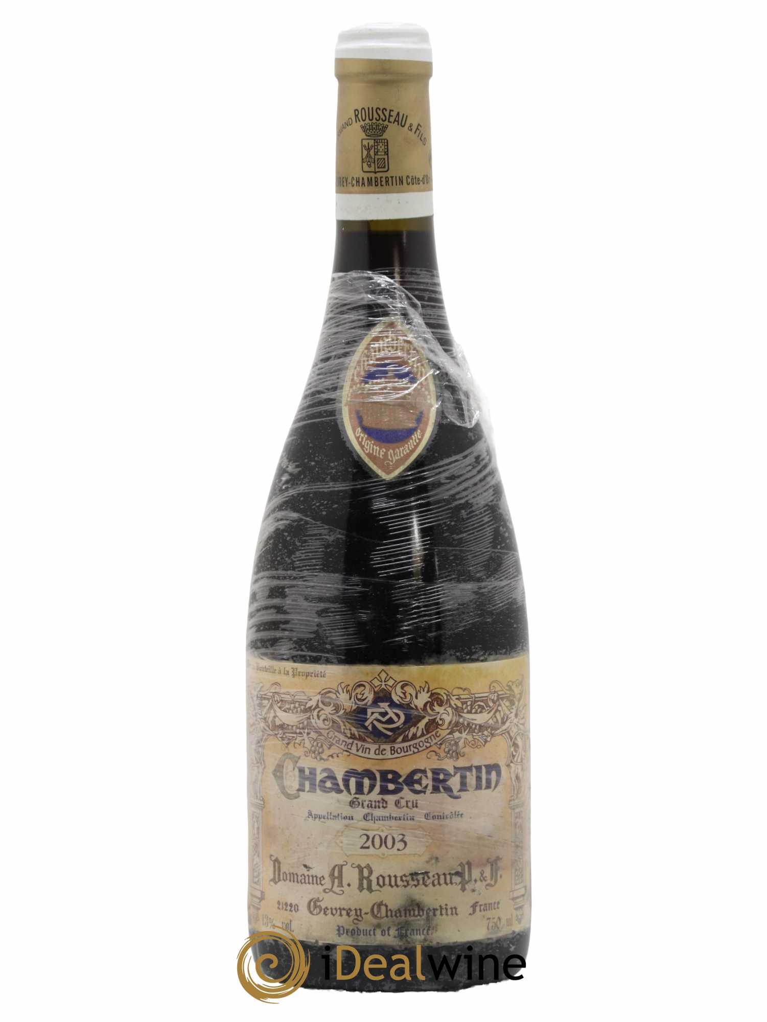 Chambertin Grand Cru Armand Rousseau (Domaine) 2003 - Lot de 1 bouteille - 0