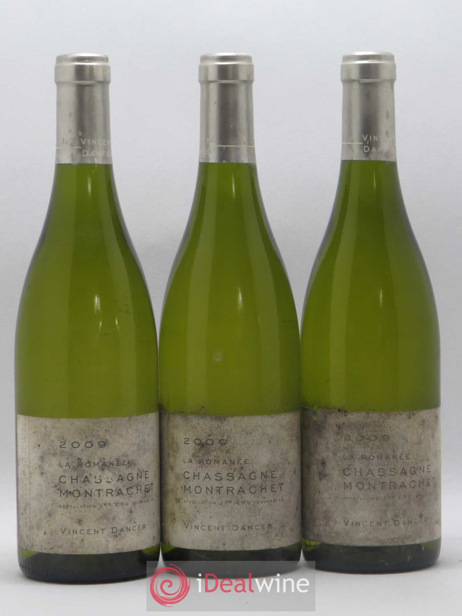 Chassagne-Montrachet 1er Cru La Romanée Vincent Dancer 2009 - Lot de 3 bouteilles - 0