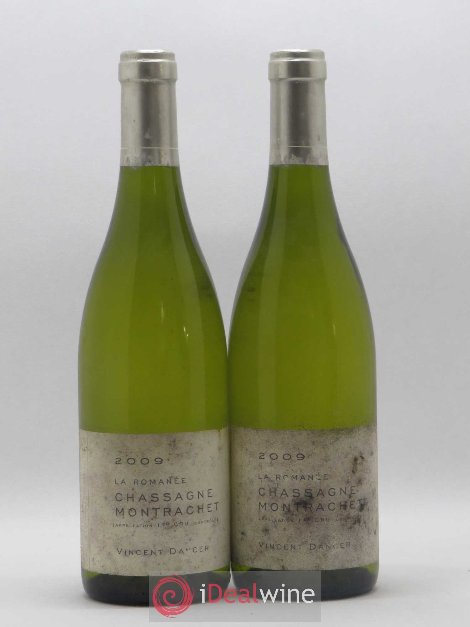 Chassagne-Montrachet 1er Cru La Romanée Vincent Dancer 2009 - Lot de 2 bouteilles - 0