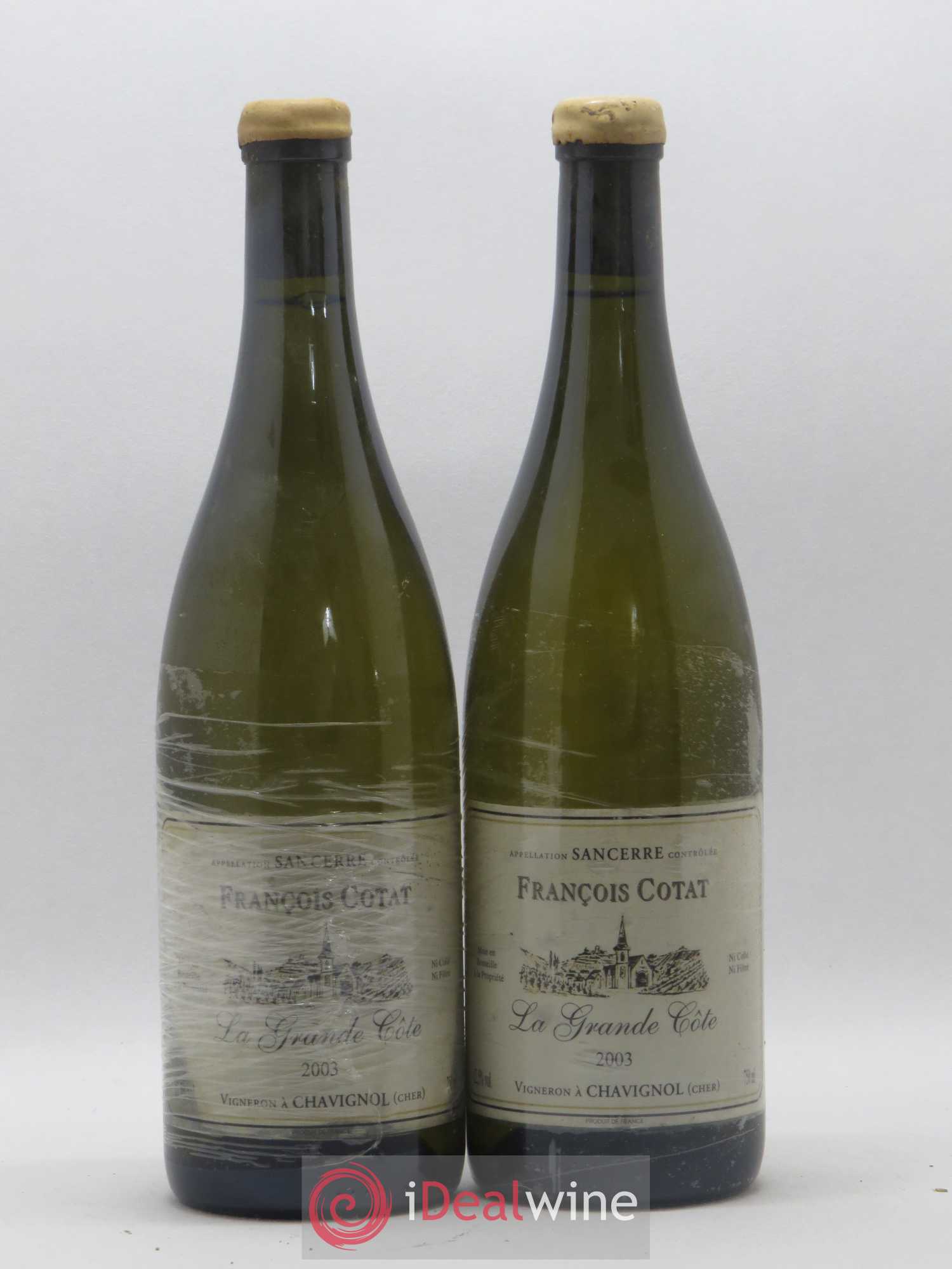 Sancerre La Grande Côte François Cotat 2003 - Lot de 2 bouteilles - 0
