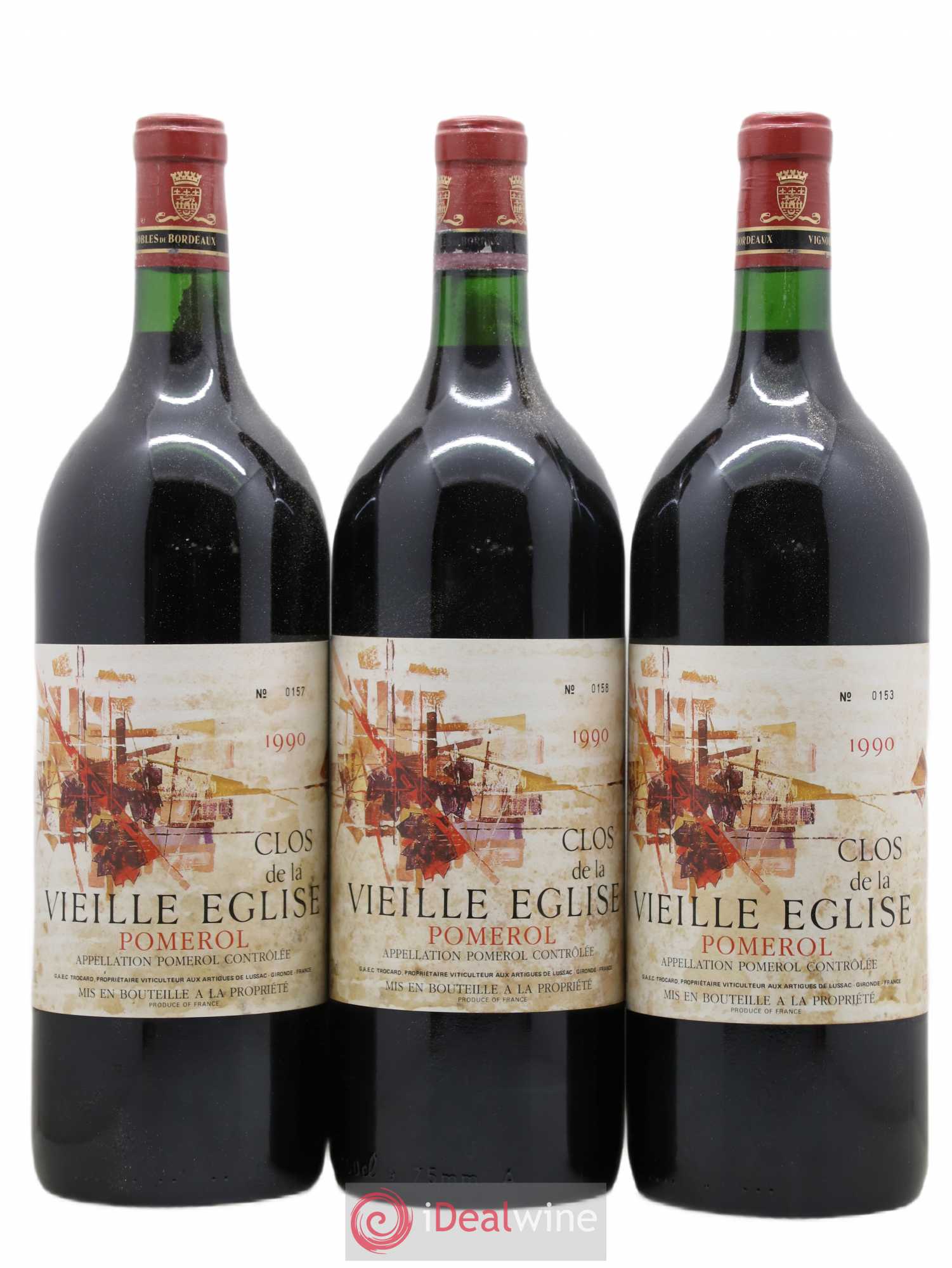 Clos de la Vieille Eglise 1990 - Lot de 3 magnums - 0