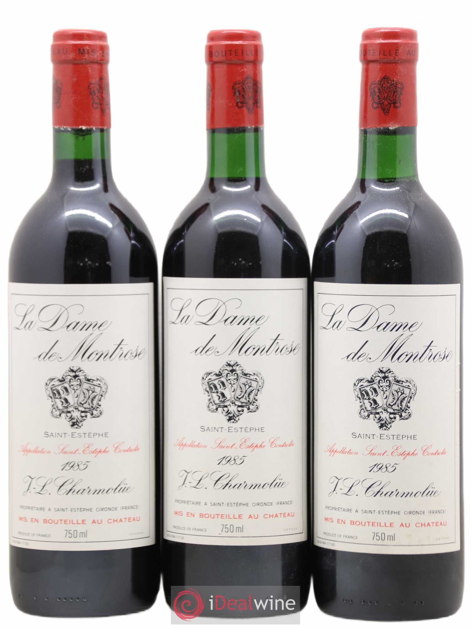 La Dame de Montrose Second Vin 1985 - Lot de 12 bouteilles - 1