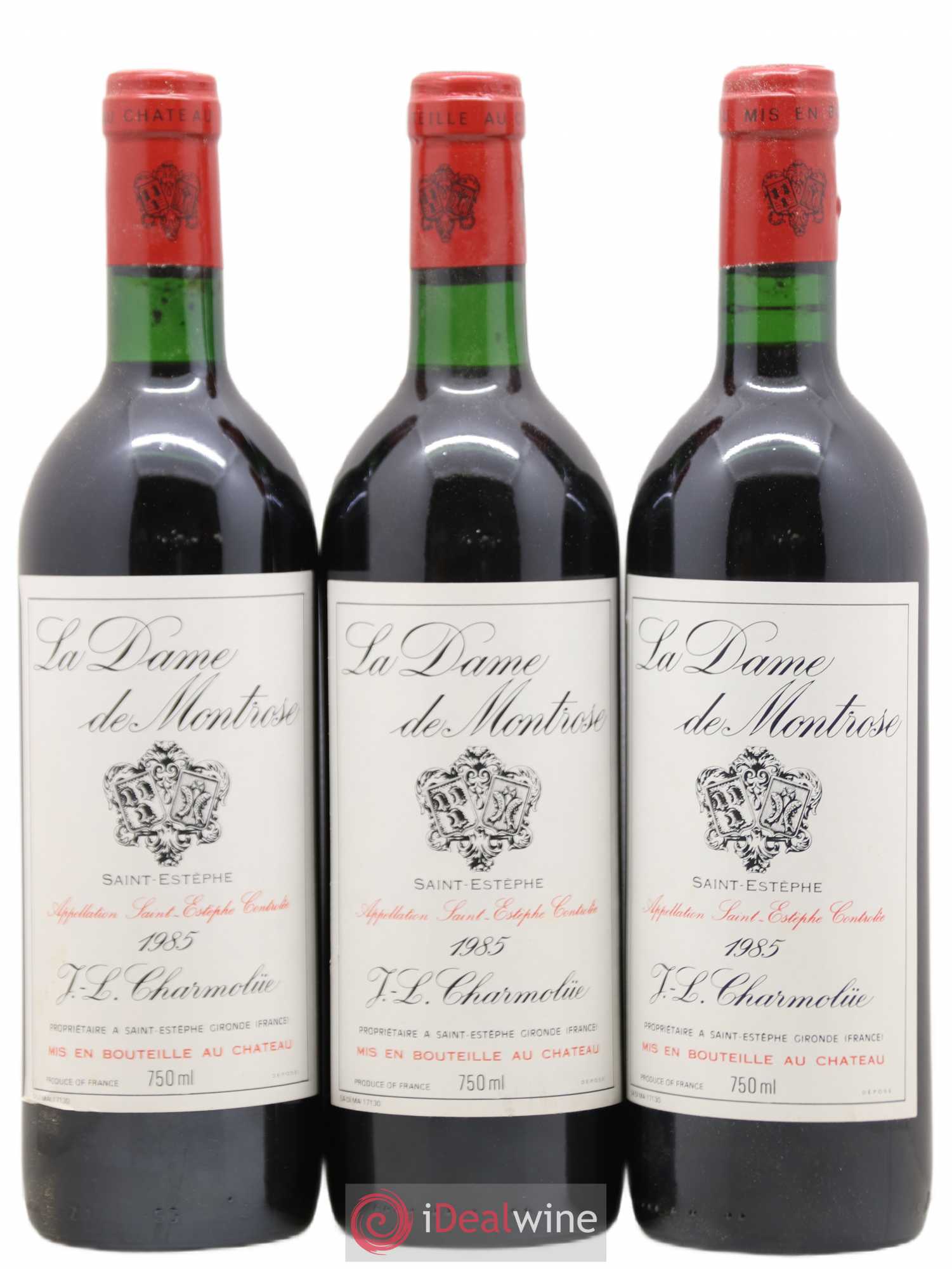 La Dame de Montrose Second Vin 1985 - Lot de 12 bouteilles - 2