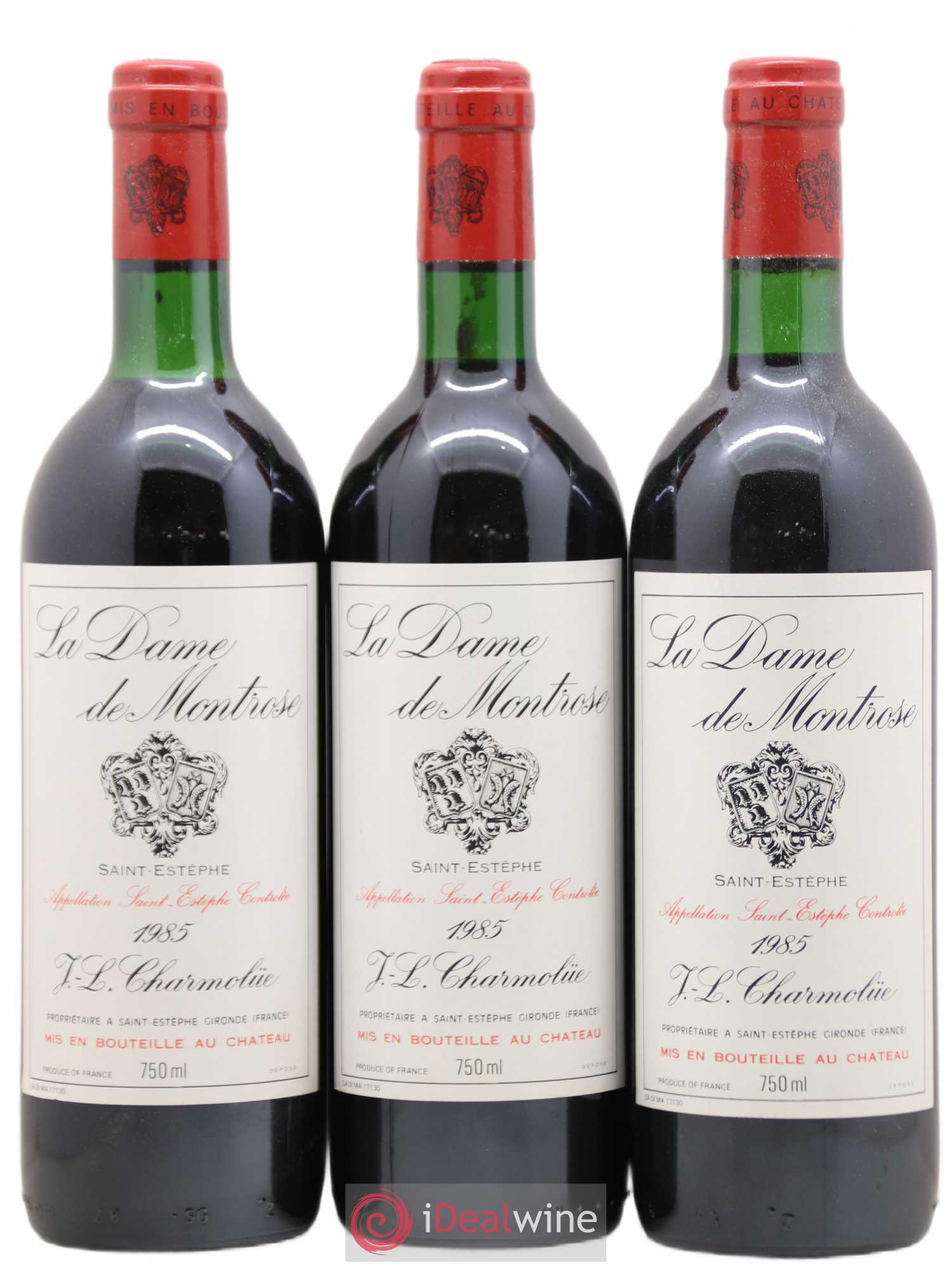 La Dame de Montrose Second Vin 1985 - Lot de 12 bouteilles - 3