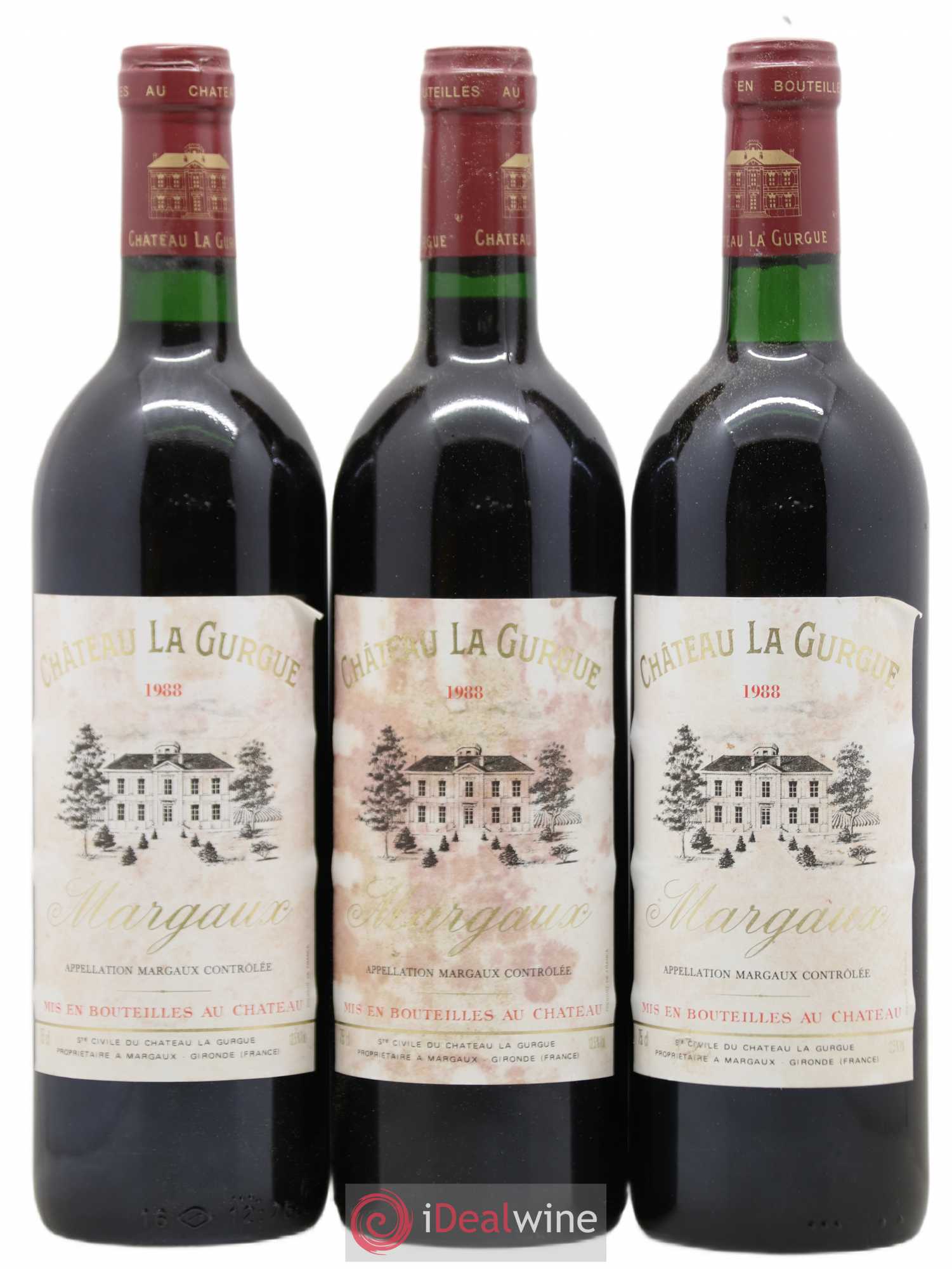 Château la Gurgue Cru Bourgeois 1988 - Lot de 12 bouteilles - 4