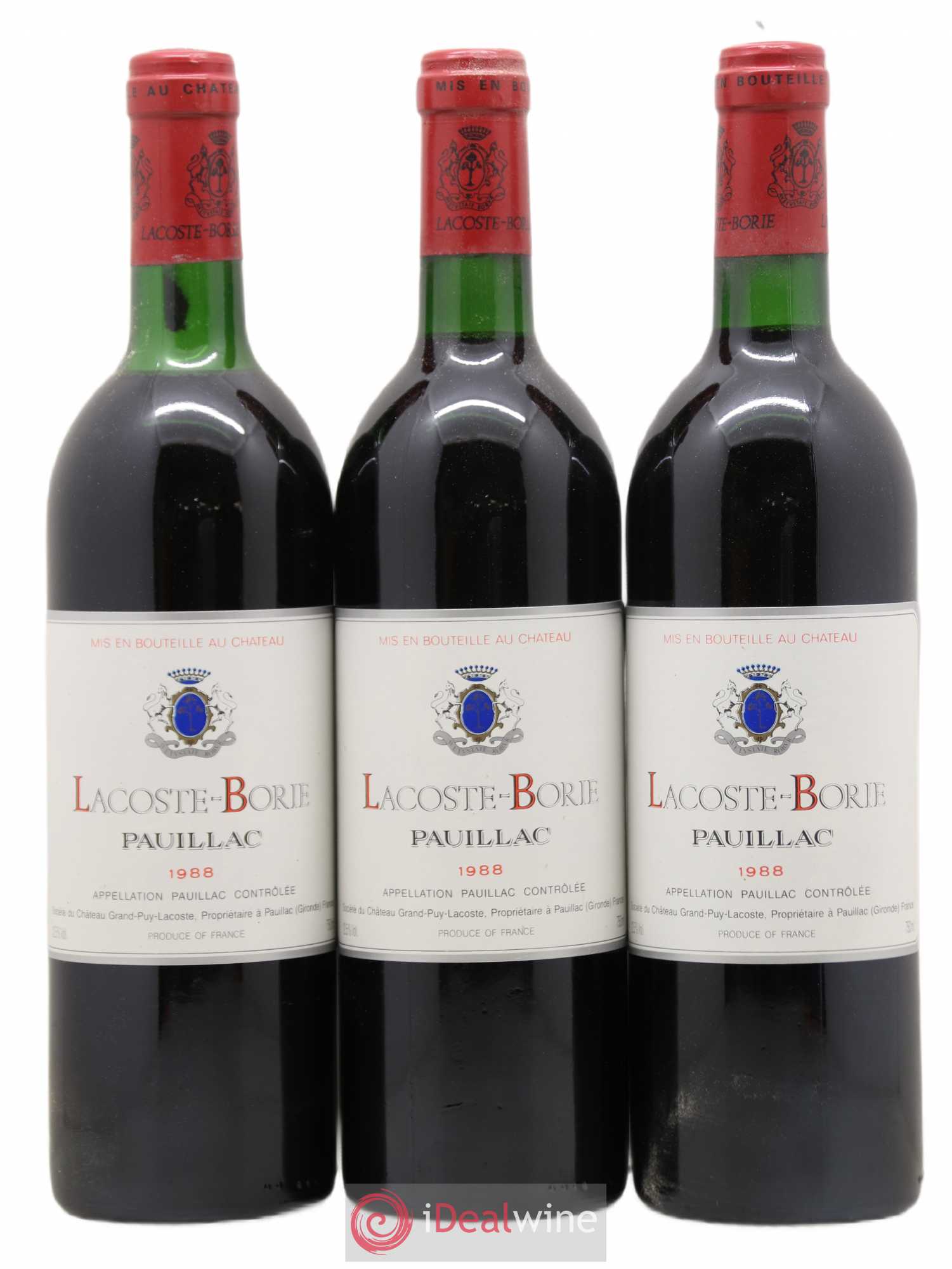 Lacoste Borie 1988 - Lot de 6 bouteilles - 2