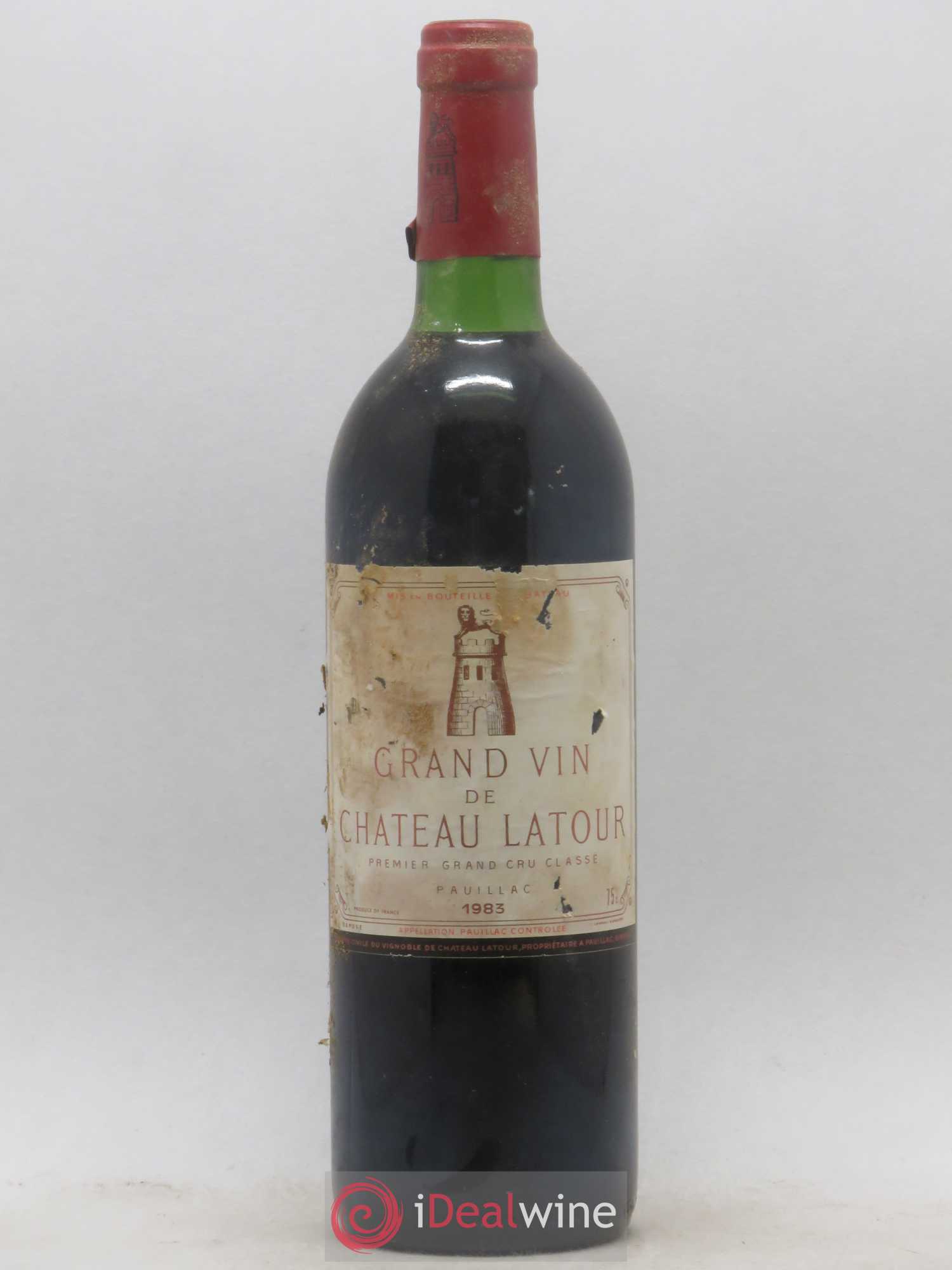 Château Latour 1er Grand Cru Classé 1983 - Lot de 1 bouteille - 0