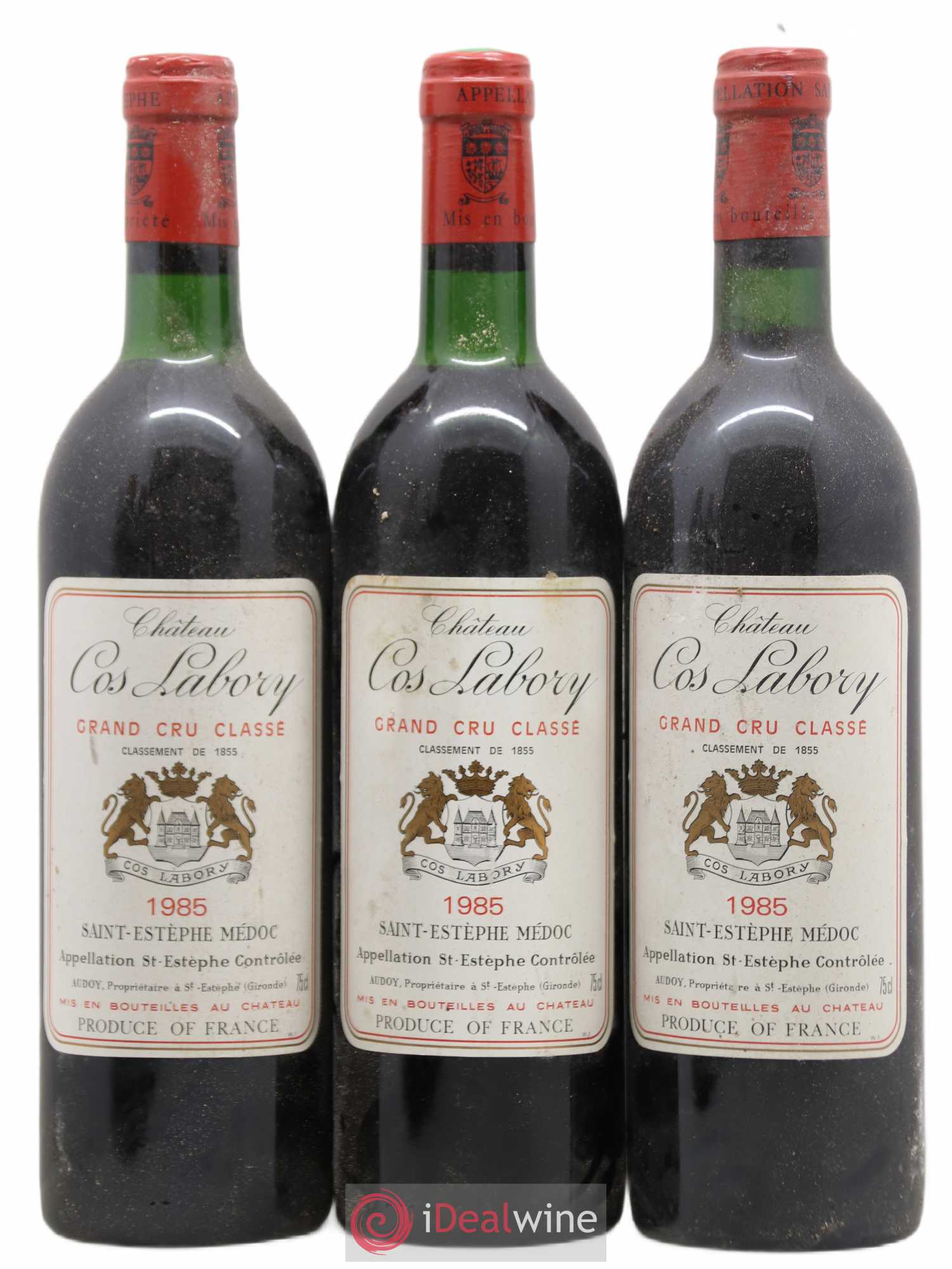 Château Cos Labory 5ème Grand Cru Classé 1985 - Lot de 6 bouteilles - 1