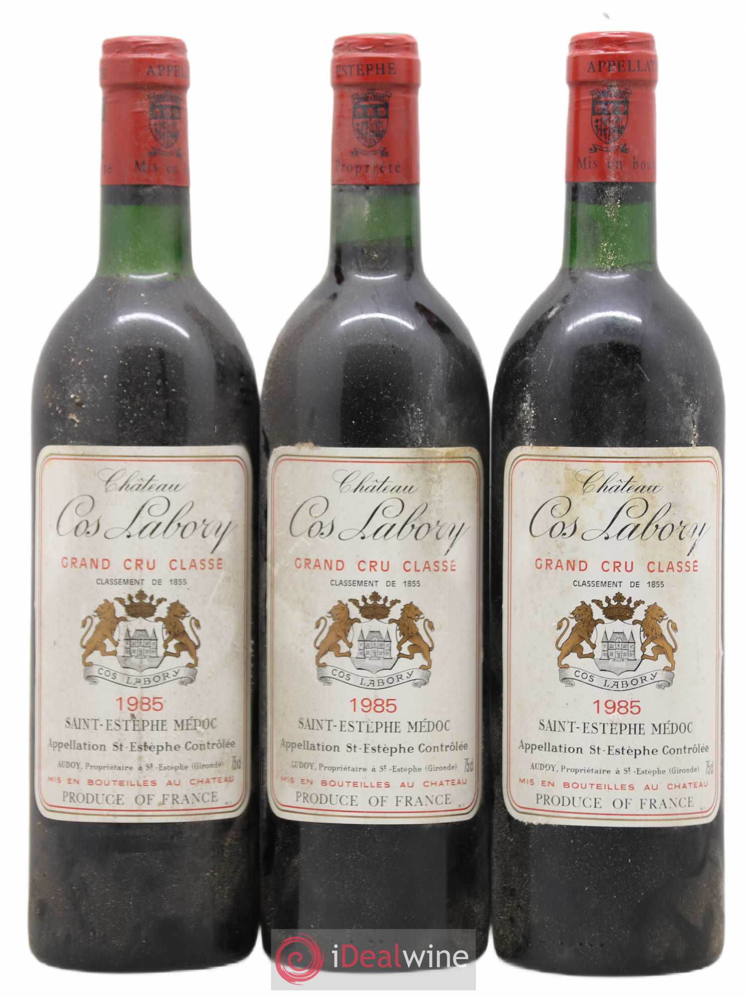 Château Cos Labory 5ème Grand Cru Classé 1985 - Lot de 6 bouteilles - 2