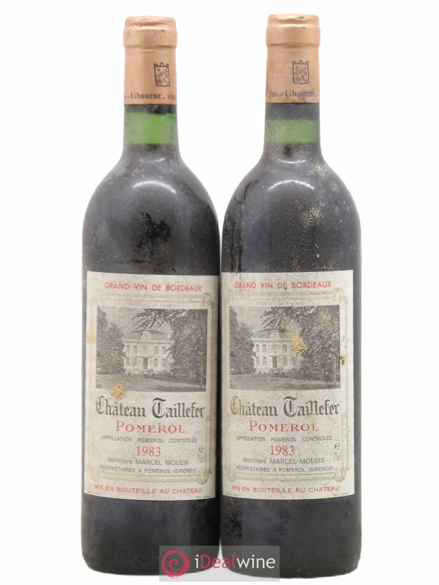 Château Taillefer 1983 - Lot de 2 bouteilles - 0