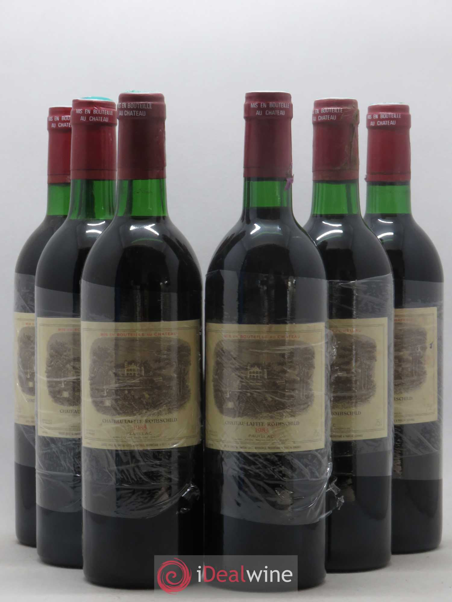 Château Lafite Rothschild 1er Grand Cru Classé 1983 - Lot de 6 bouteilles - 0