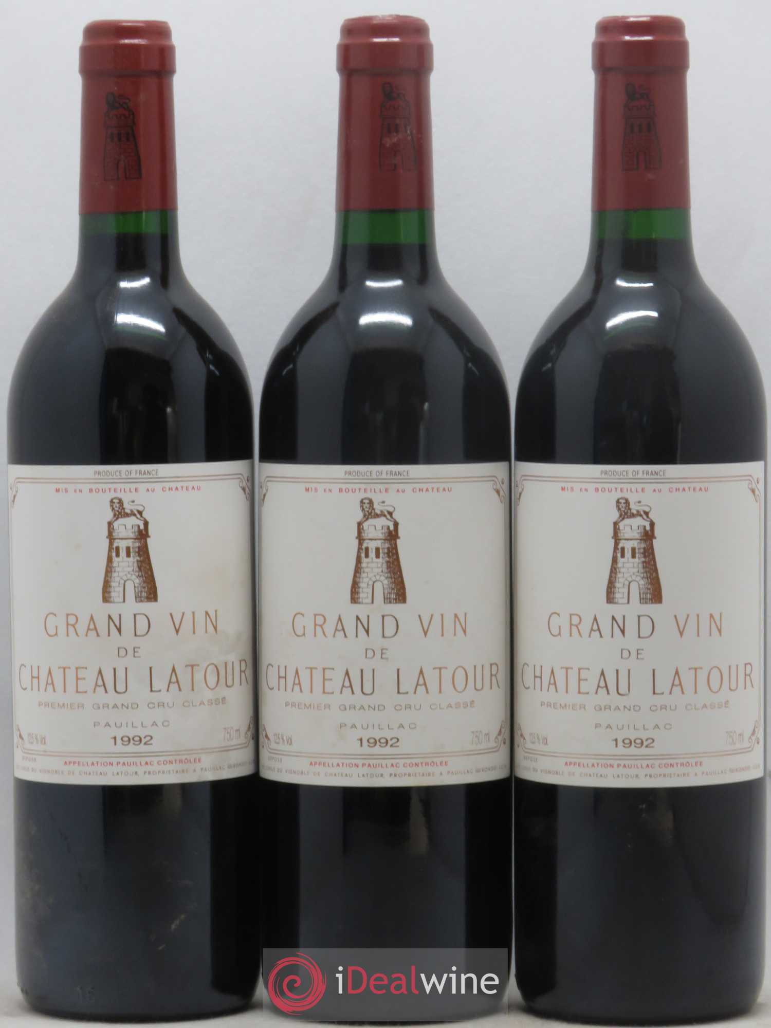 Château Latour 1er Grand Cru Classé 1992 - Lot de 6 bouteilles - 2