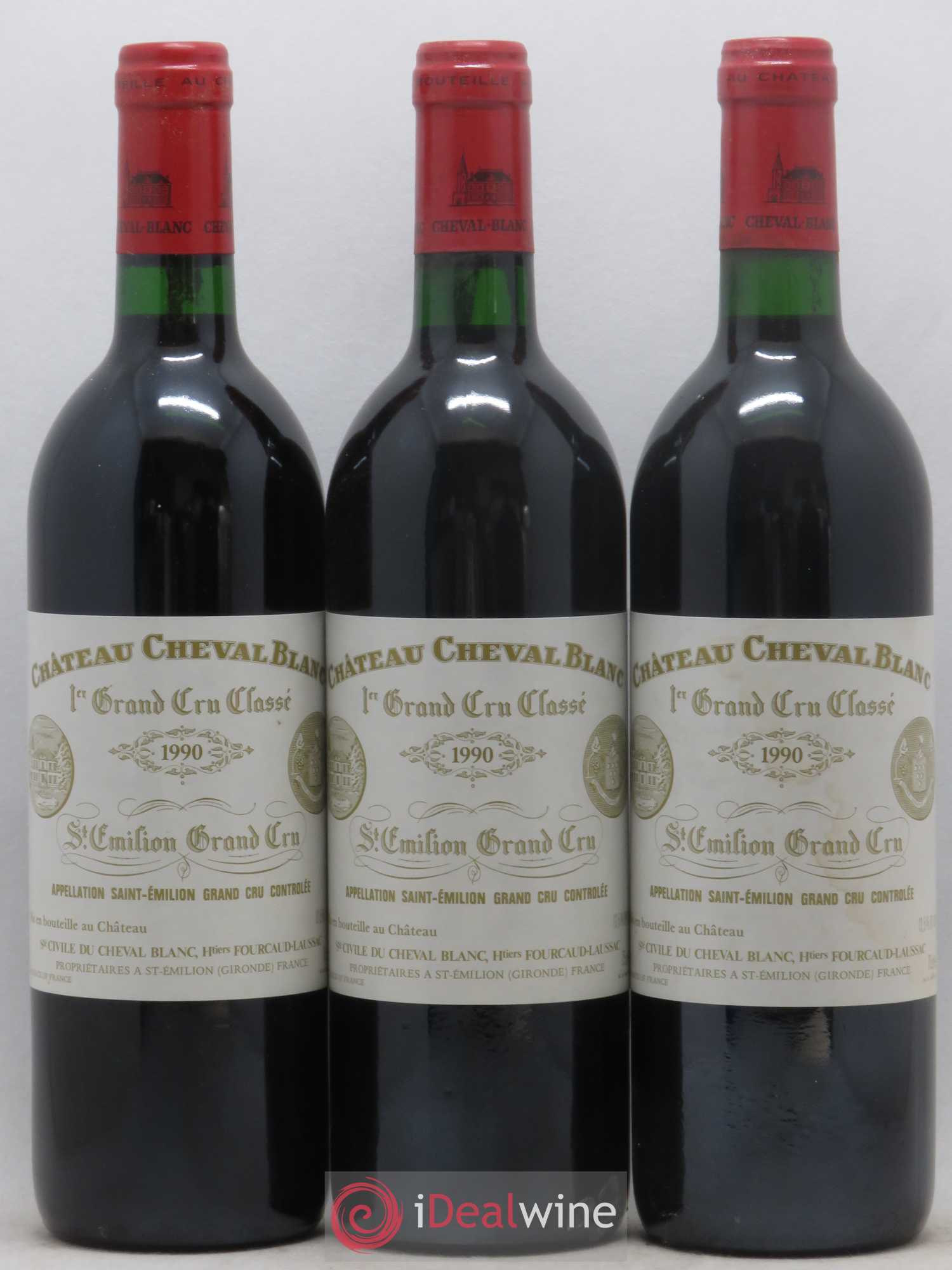 Château Cheval Blanc 1er Grand Cru Classé A 1990 - Lot de 12 bouteilles - 2