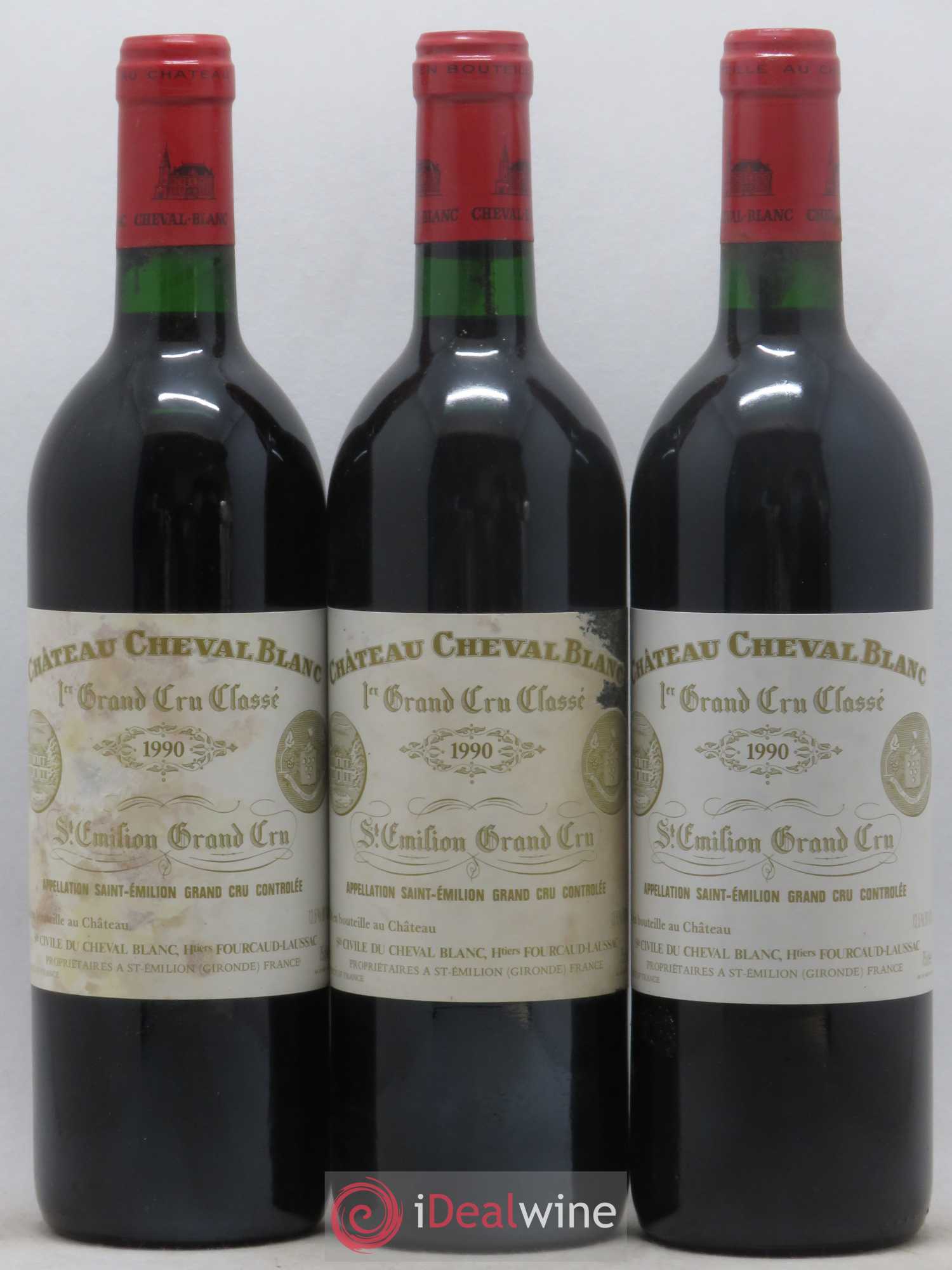 Château Cheval Blanc 1er Grand Cru Classé A 1990 - Lot de 12 bouteilles - 4