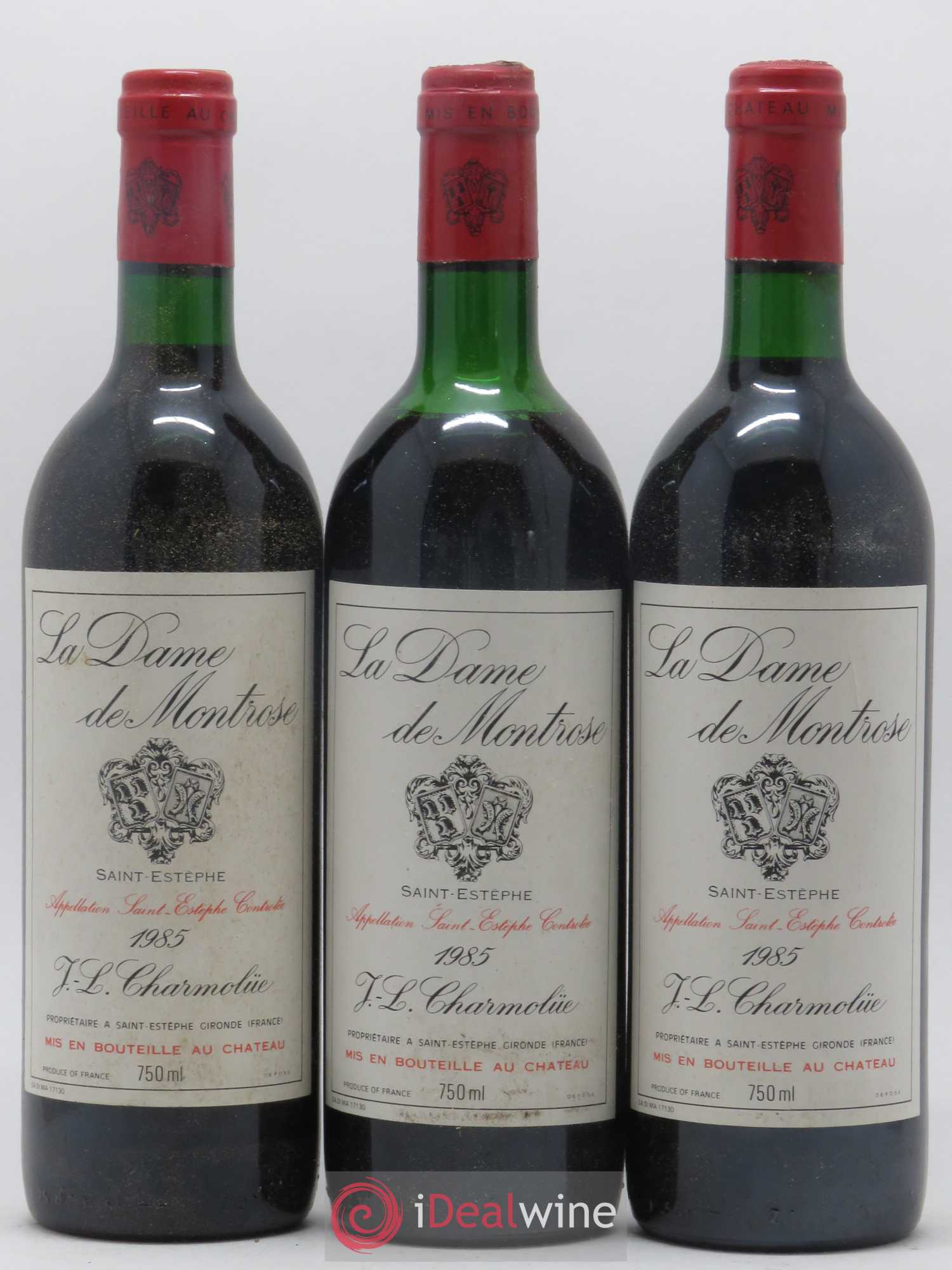La Dame de Montrose Second Vin 1985 - Lot de 6 bouteilles - 1