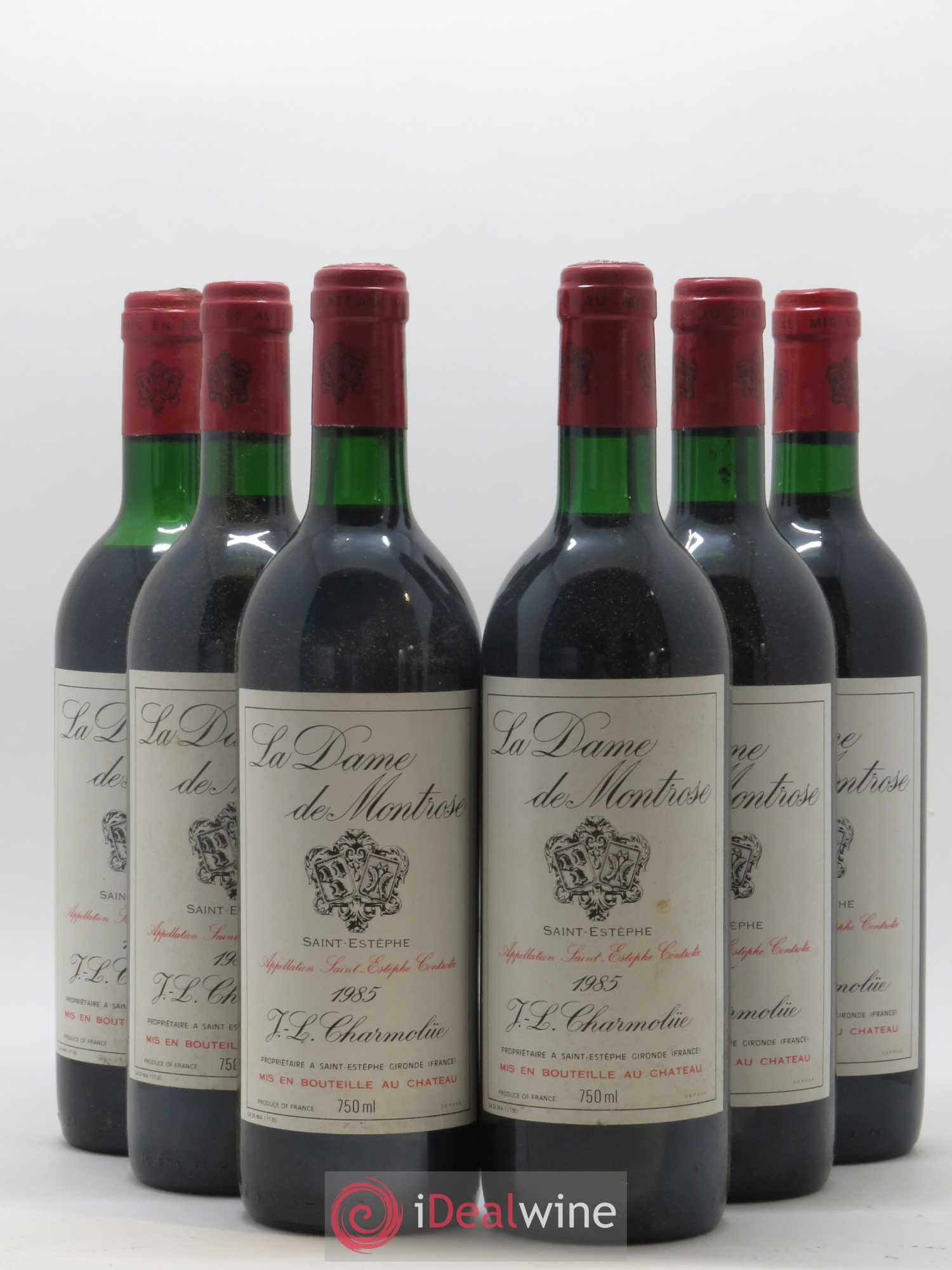 La Dame de Montrose Second Vin 1985 - Lot de 6 bouteilles - 0