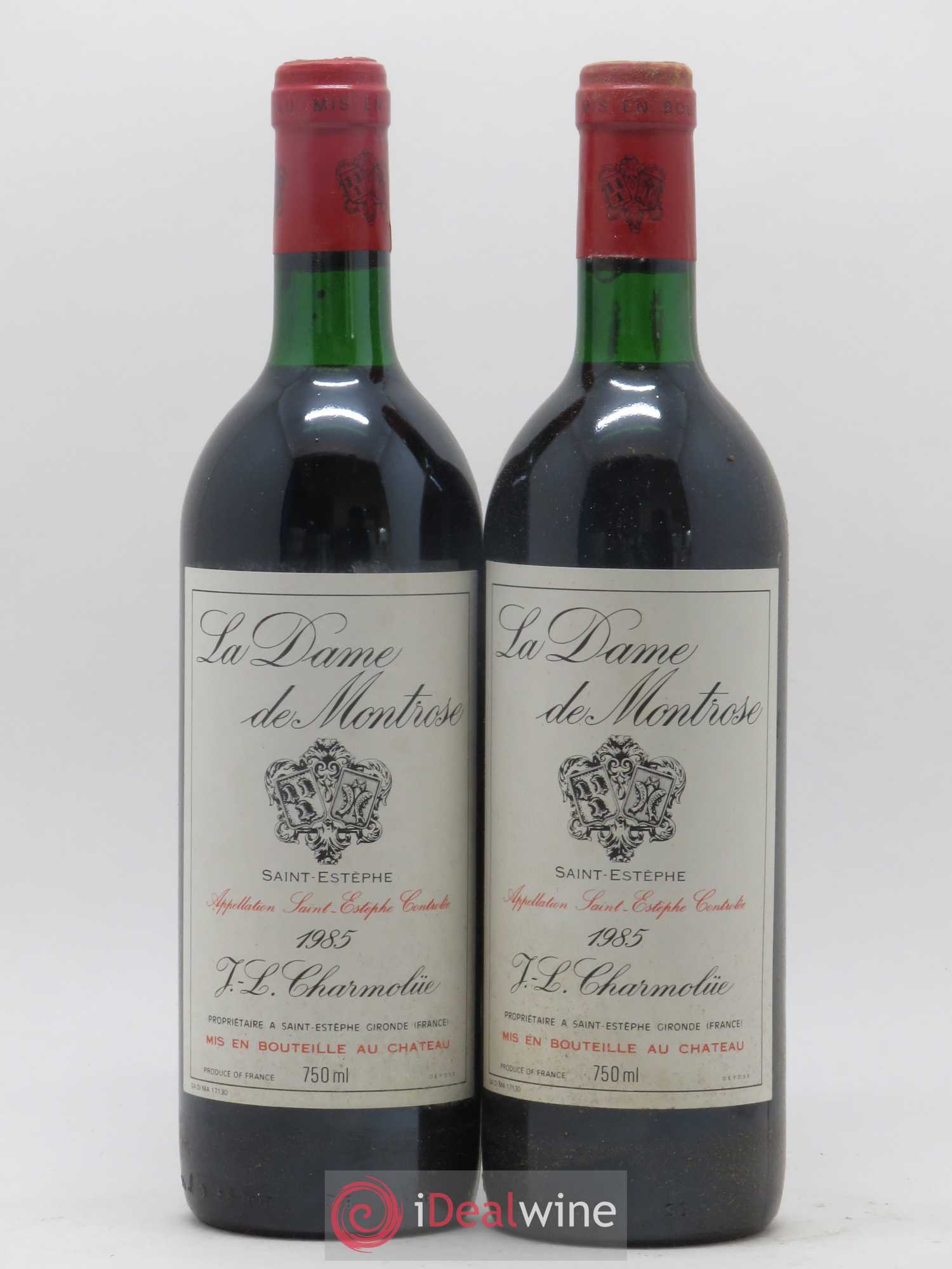 La Dame de Montrose Second Vin 1985 - Lot de 2 bouteilles - 0