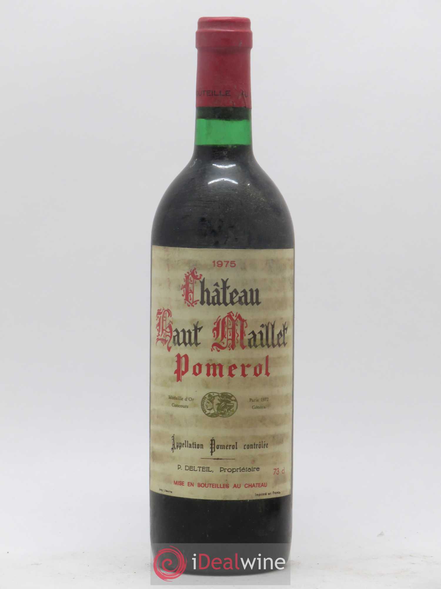Château Haut-Maillet 1975 - Lot de 1 bouteille - 0