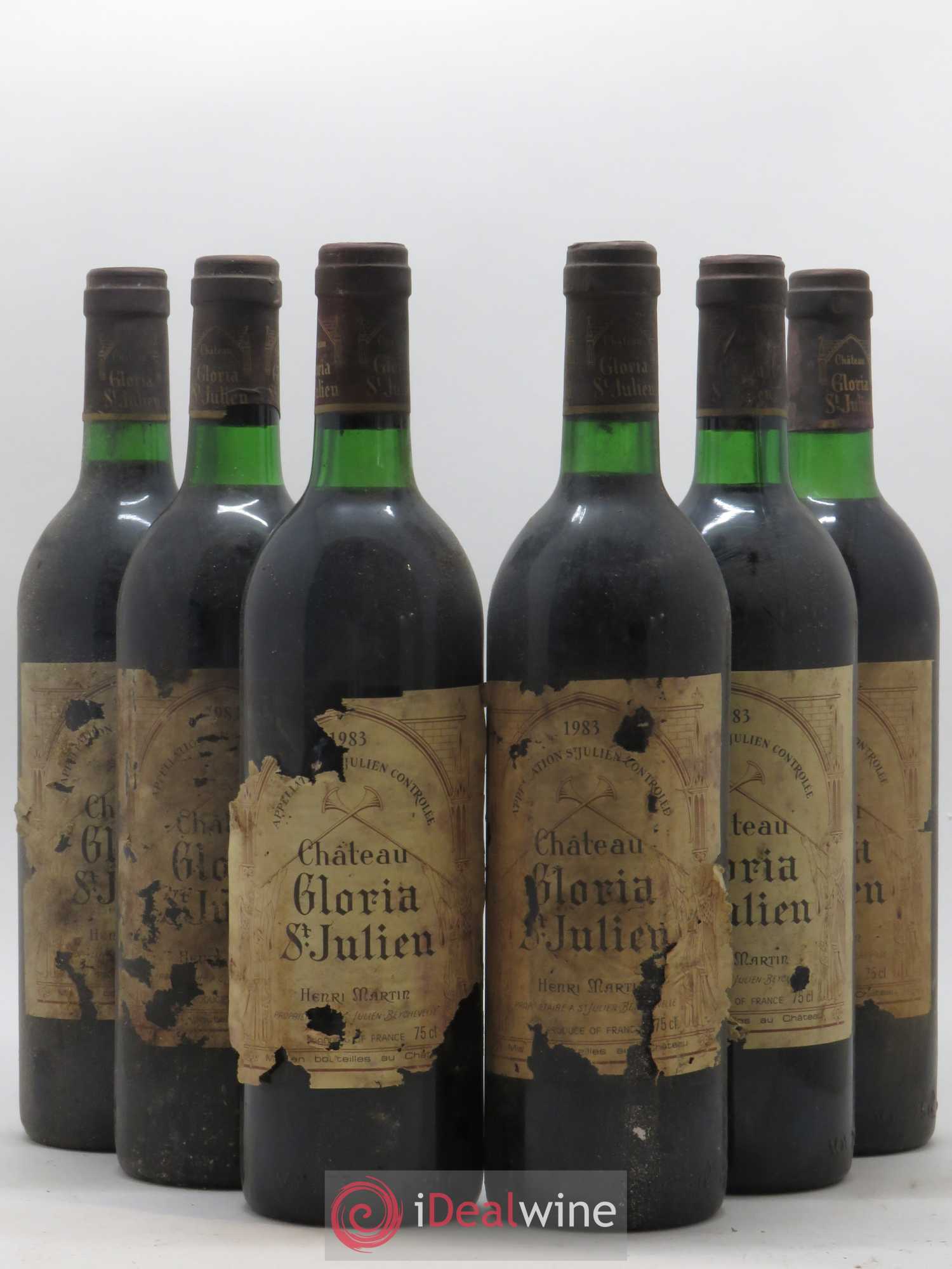 Château Gloria 1983 - Lot de 6 bouteilles - 0