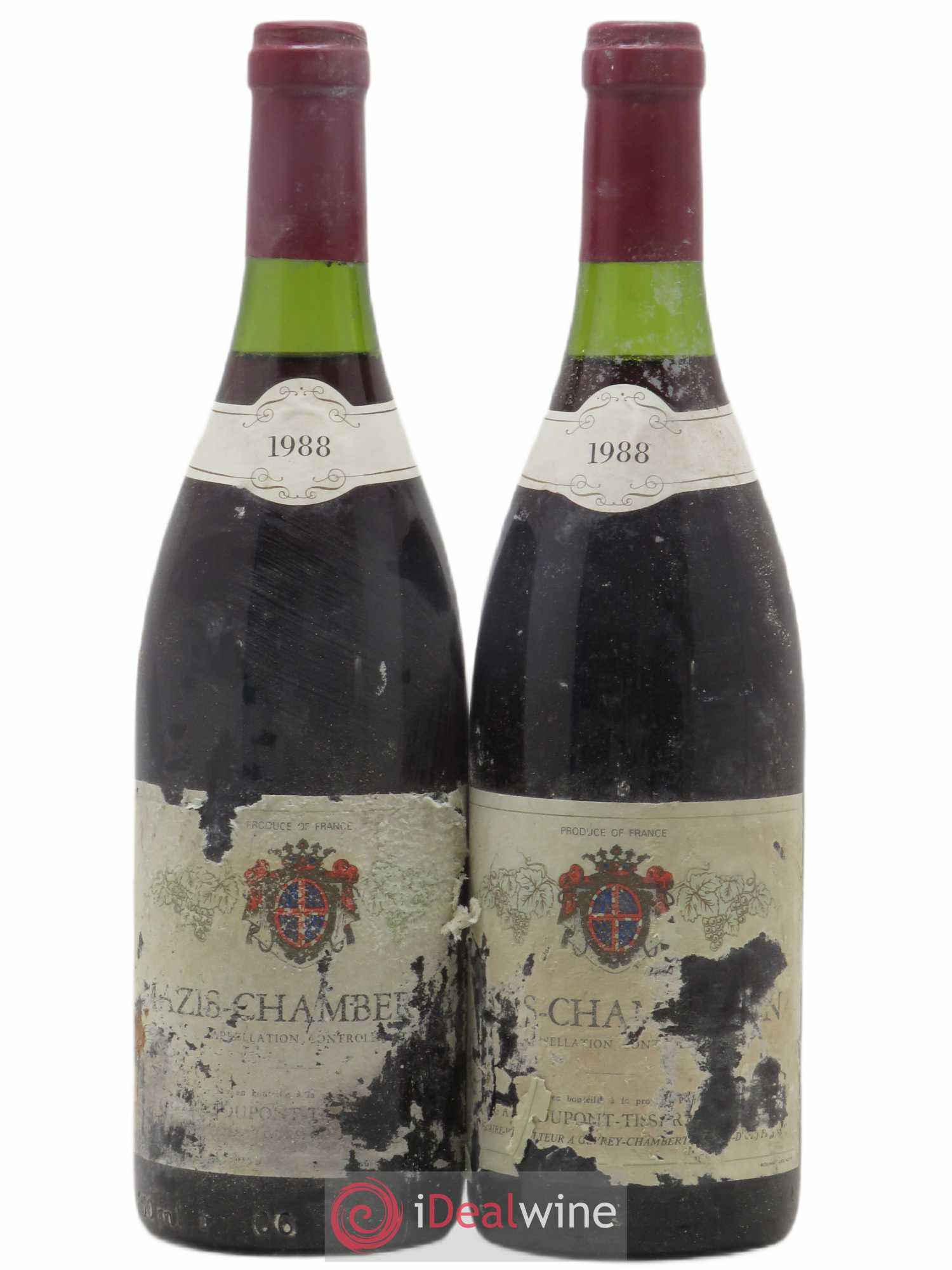 Mazis-Chambertin Grand Cru Dupont-Tisserandot (Domaine) 1988 - Lot de 2 bouteilles - 0