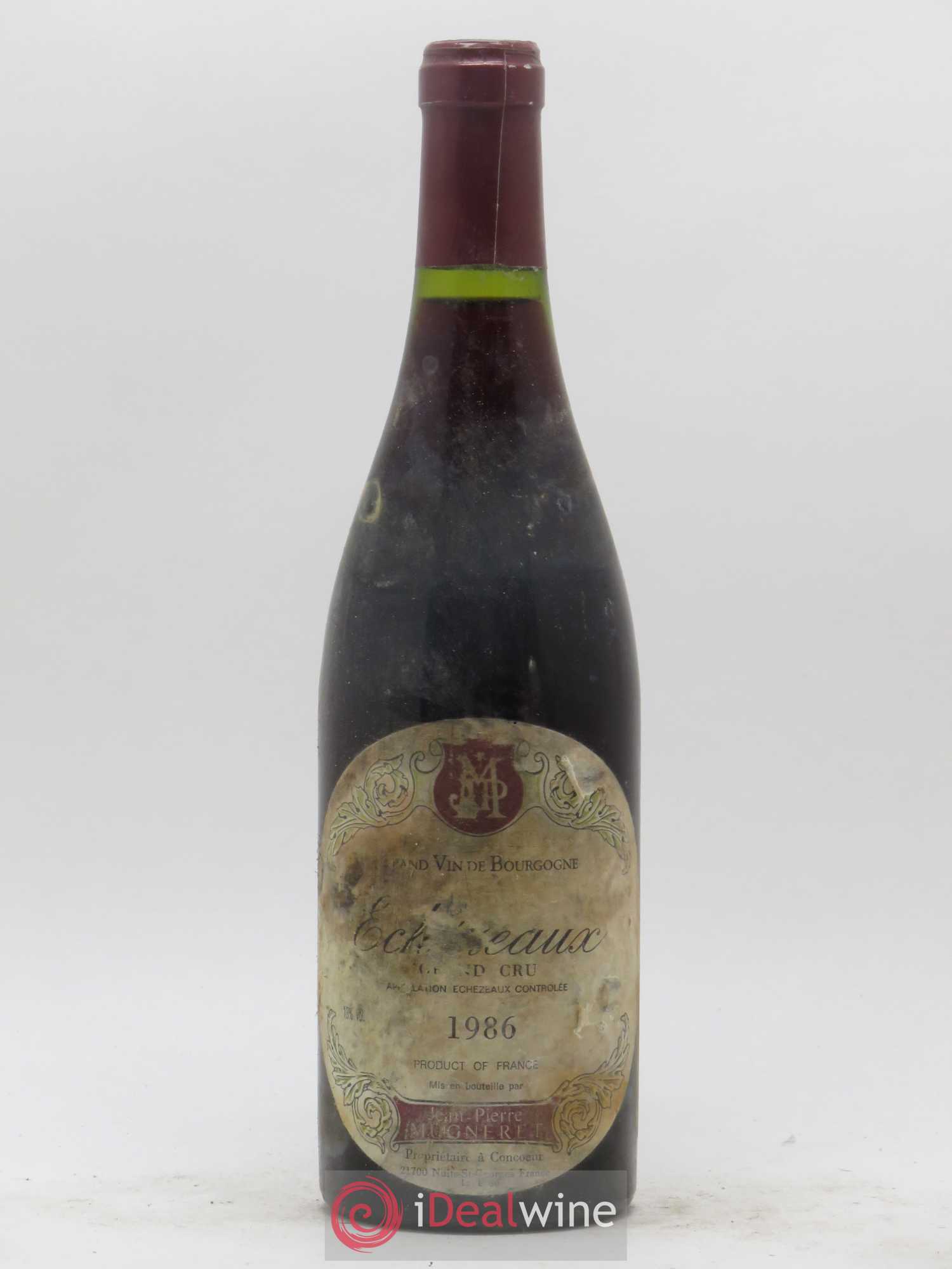 Echezeaux Grand Cru Domaine Jean-Pierre Mugneret 1986 - Lot de 1 bouteille - 0