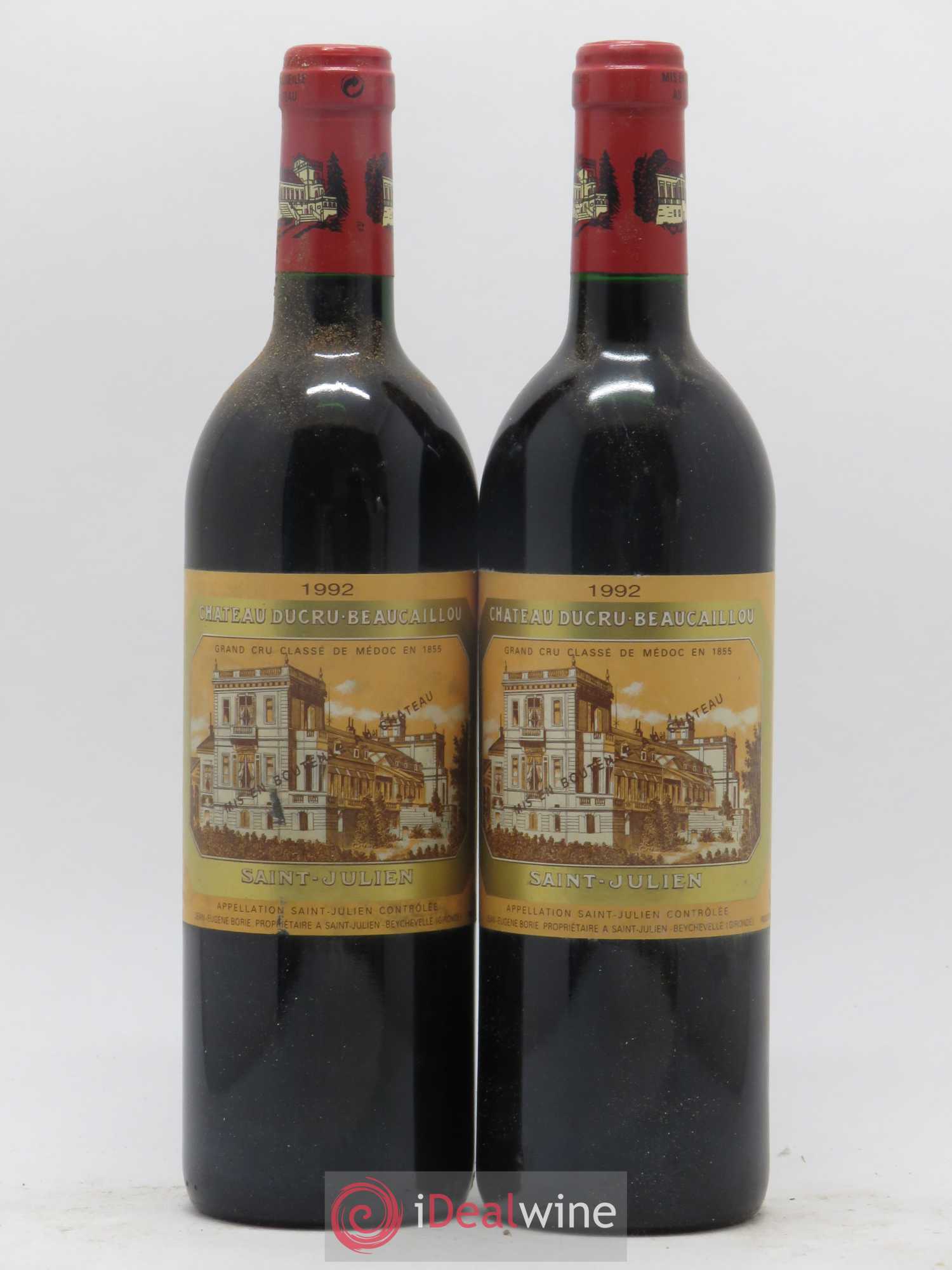 Château Ducru Beaucaillou 2ème Grand Cru Classé 1992 - Lot de 2 bouteilles - 0