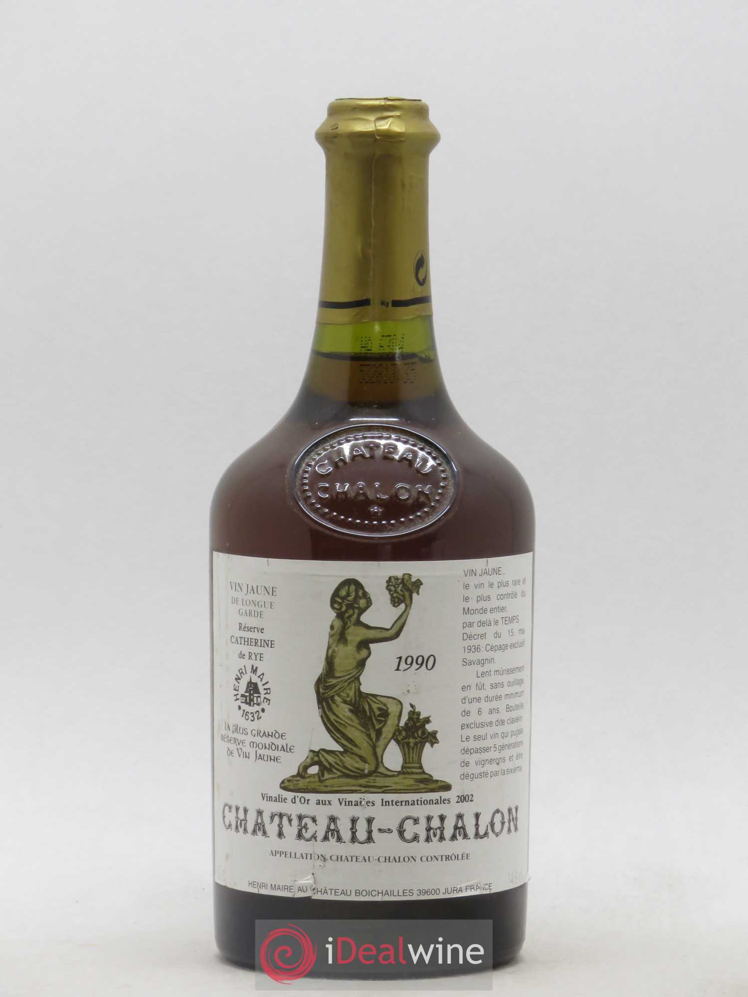 Château-Chalon Henri Maire Réserve Catherine de Rye 1990 - Lot de 1 bouteille - 0
