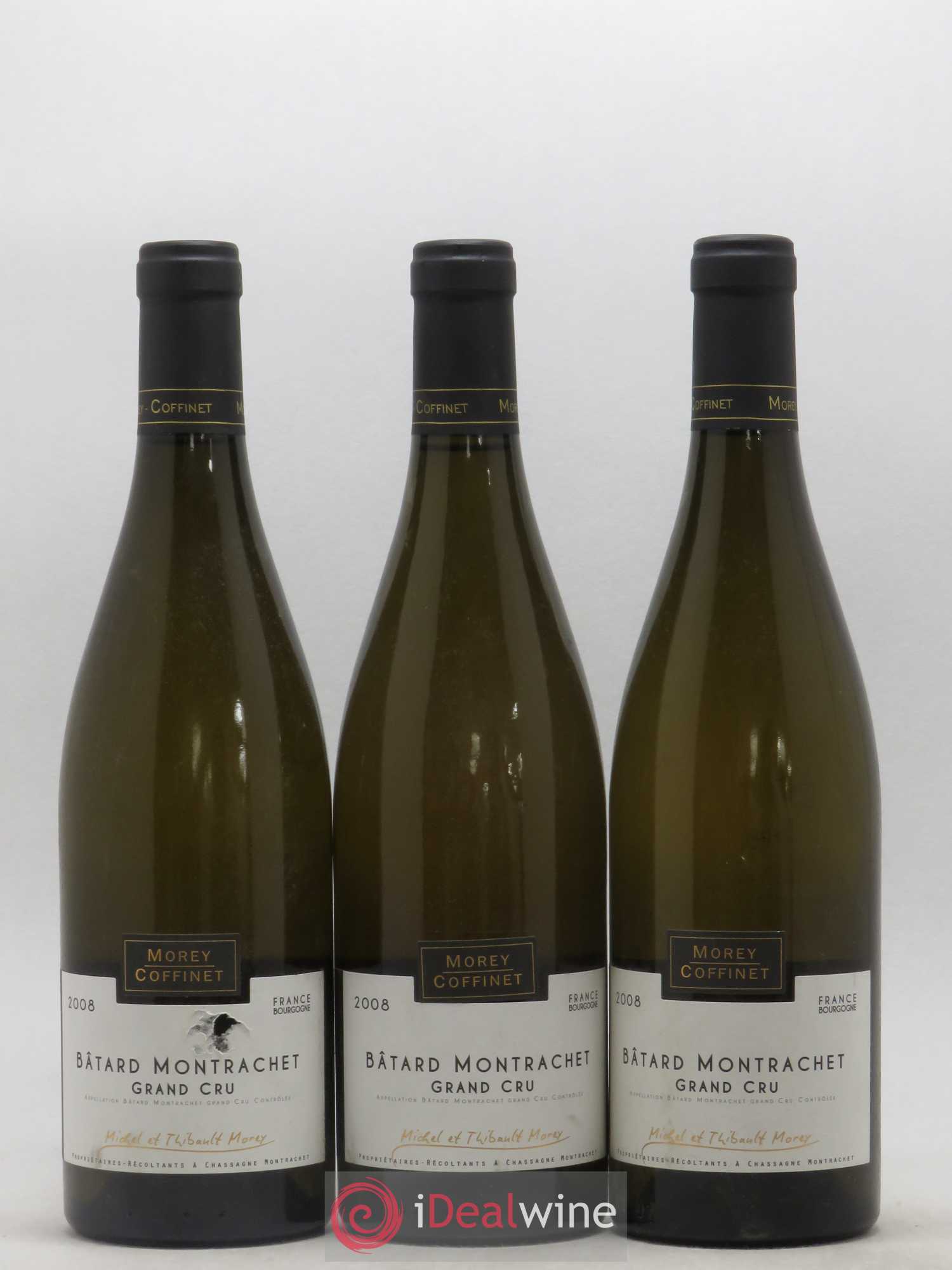 Bâtard-Montrachet Grand Cru Morey-Coffinet (Domaine) 2008 - Lot de 3 bouteilles - 0