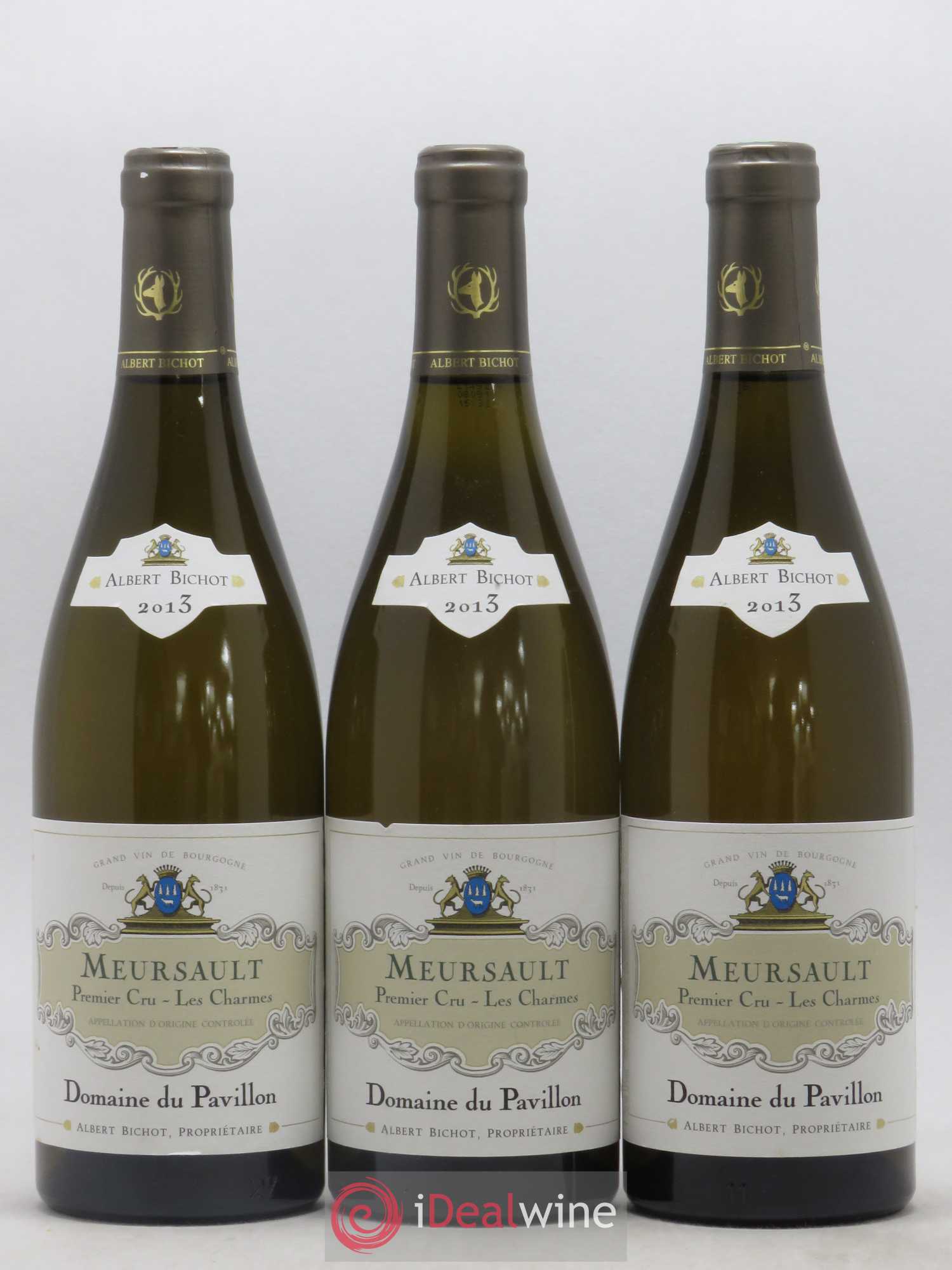 Meursault 1er Cru Charmes Domaine du Pavillon - Albert Bichot 2013 - Lot de 3 bouteilles - 0