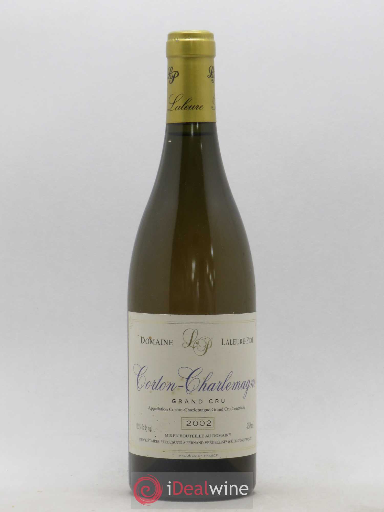 Corton-Charlemagne Grand Cru Domaine Laleure-Piot 2002 - Lot de 1 bouteille - 0