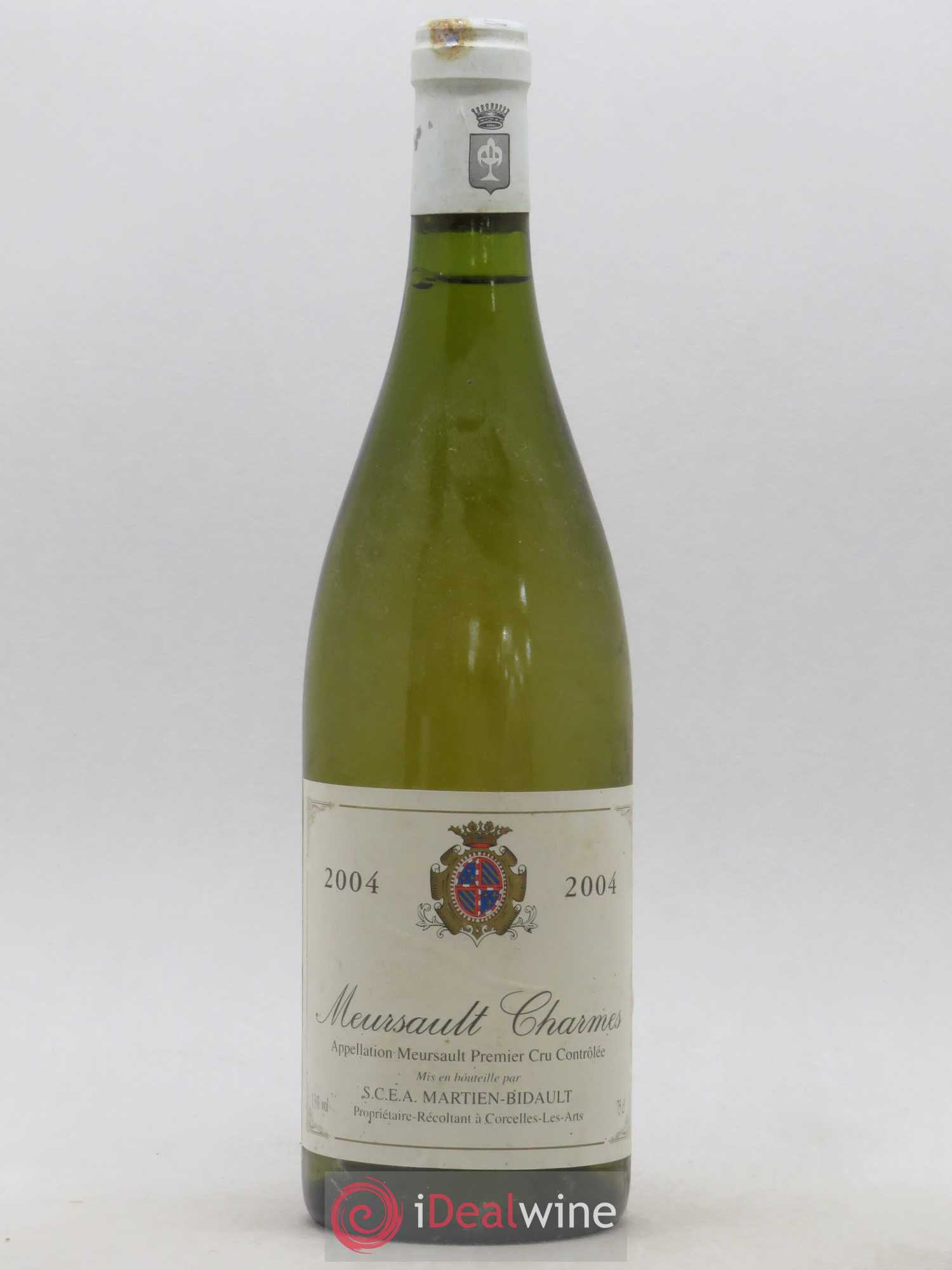 Meursault 1er Cru Domaine Martien-Bidault 2004 - Posten von 1 Flasche - 0