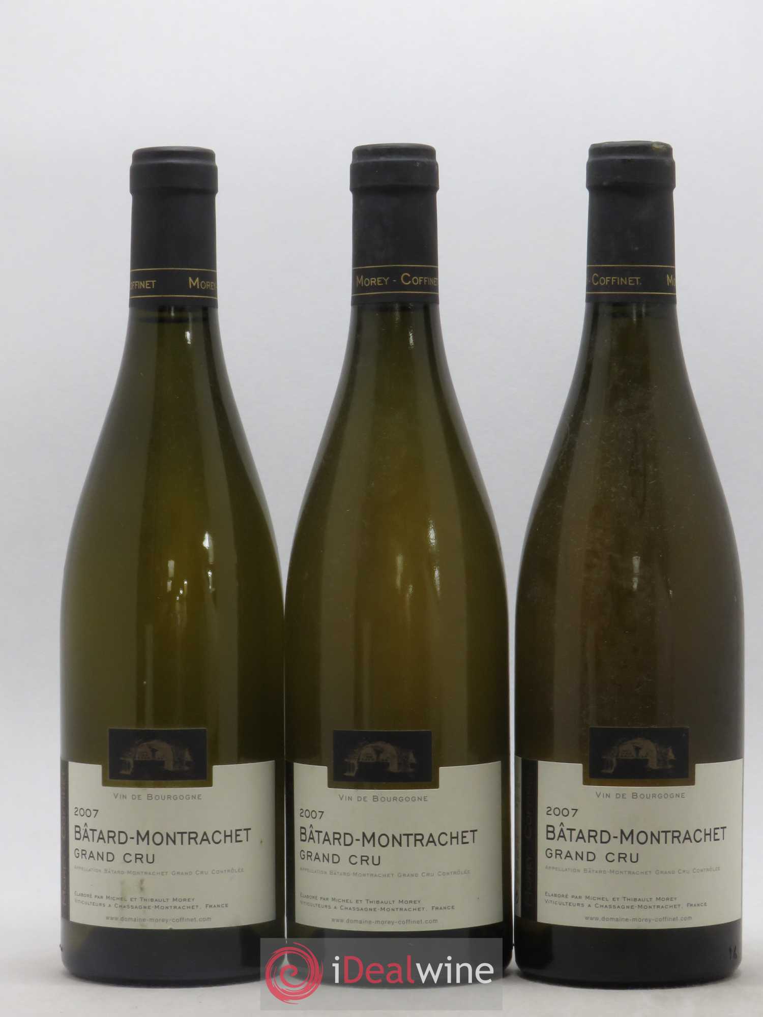 Bâtard-Montrachet Grand Cru Morey-Coffinet (Domaine) 2007 - Lot de 3 bouteilles - 0
