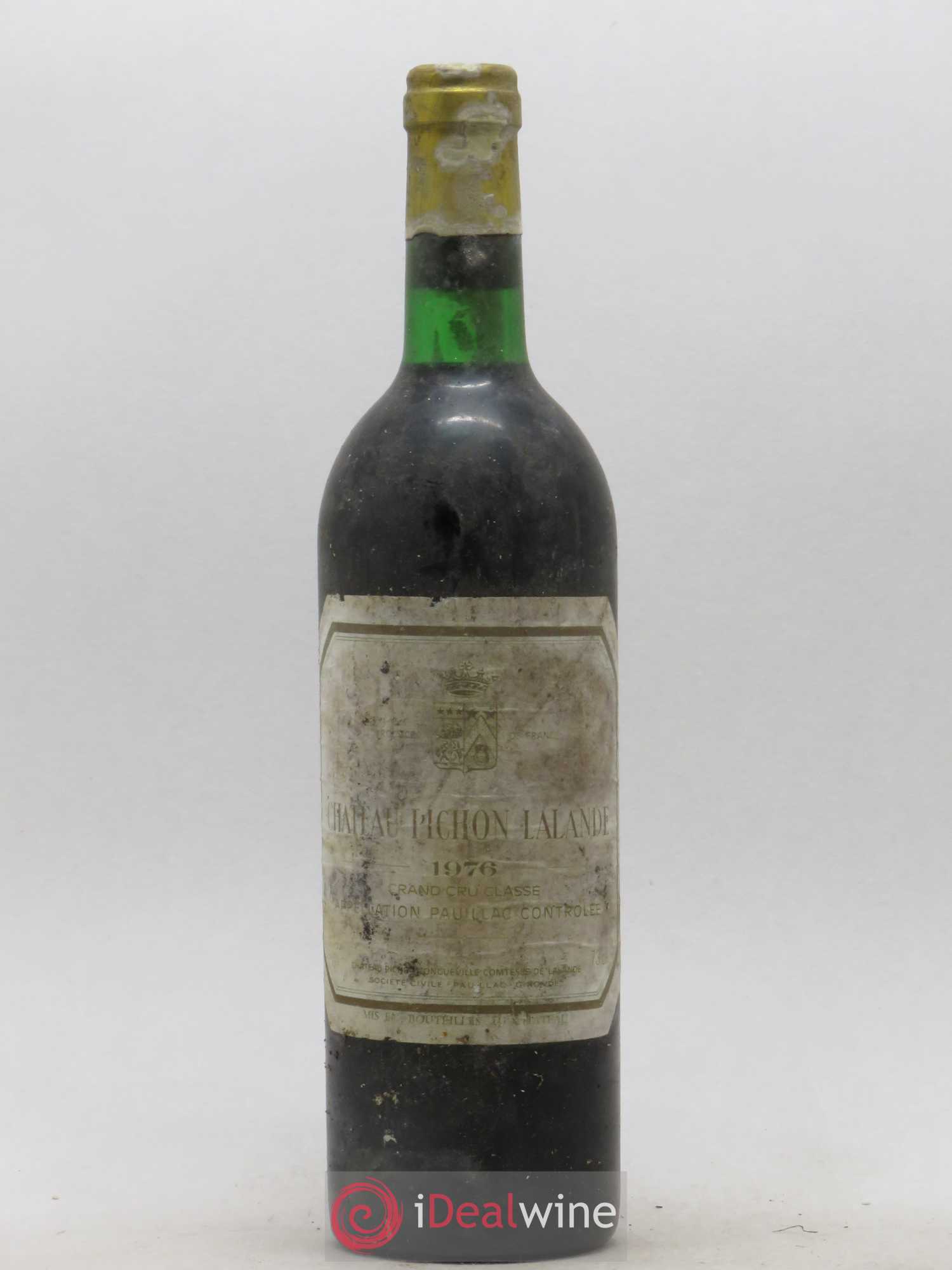 Château Pichon Longueville Comtesse de Lalande 2ème Grand Cru Classé 1976 - Lot de 1 bouteille - 0