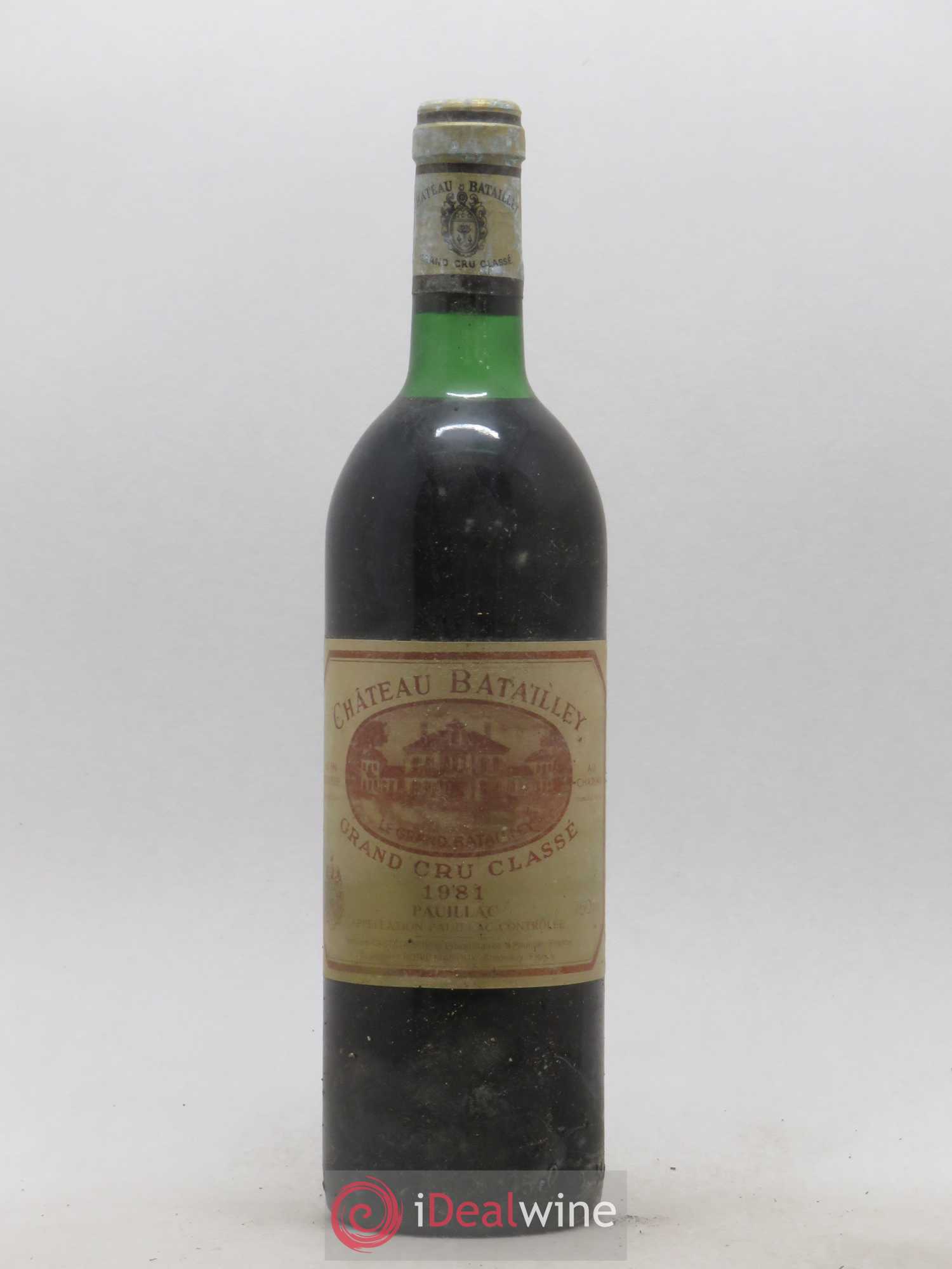 Château Batailley 5ème Grand Cru Classé 1981 - Lot de 1 bouteille - 0