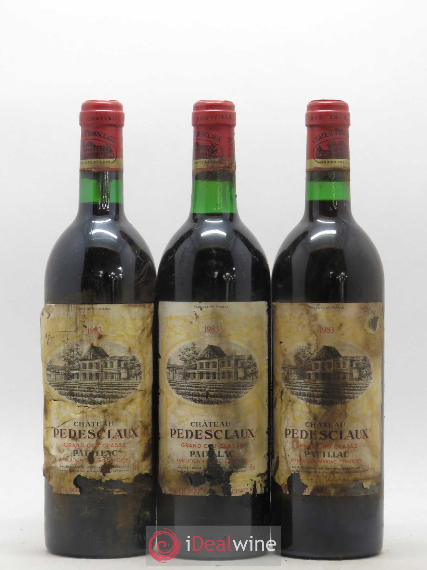 Château Pedesclaux 5ème Grand Cru Classé 1983 - Lot de 12 bouteilles - 1