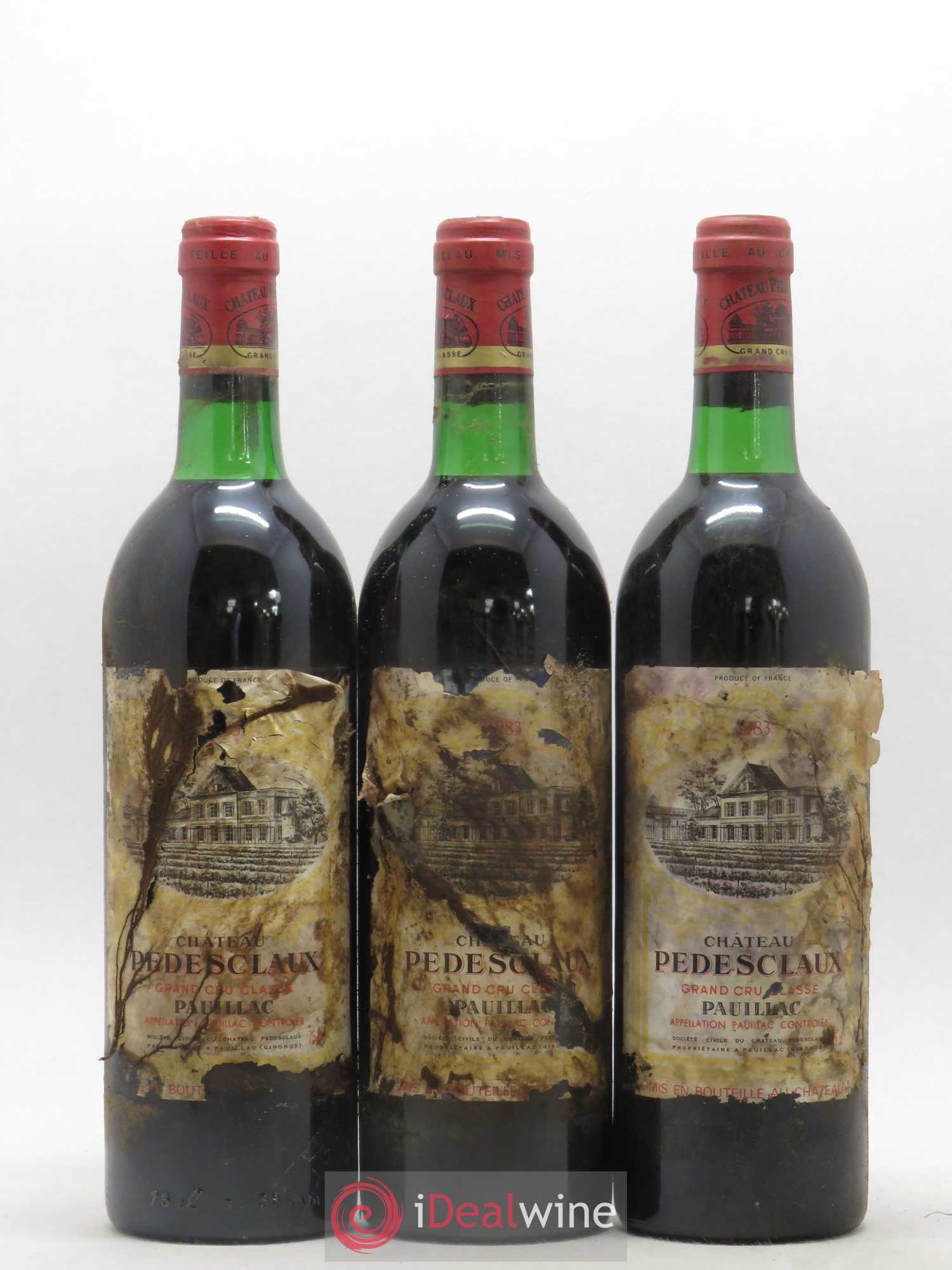 Château Pedesclaux 5ème Grand Cru Classé 1983 - Lot de 12 bouteilles - 3