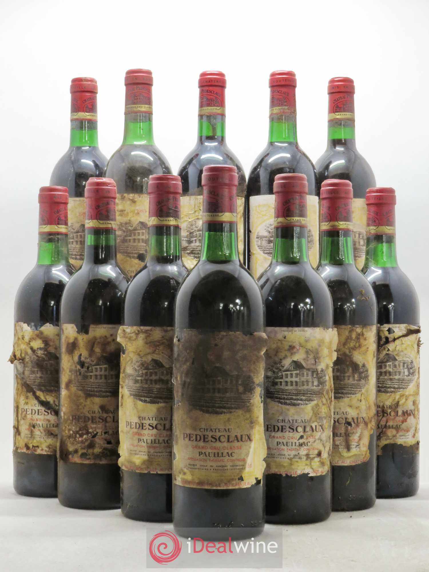 Château Pedesclaux 5ème Grand Cru Classé 1983 - Lot de 12 bouteilles - 0