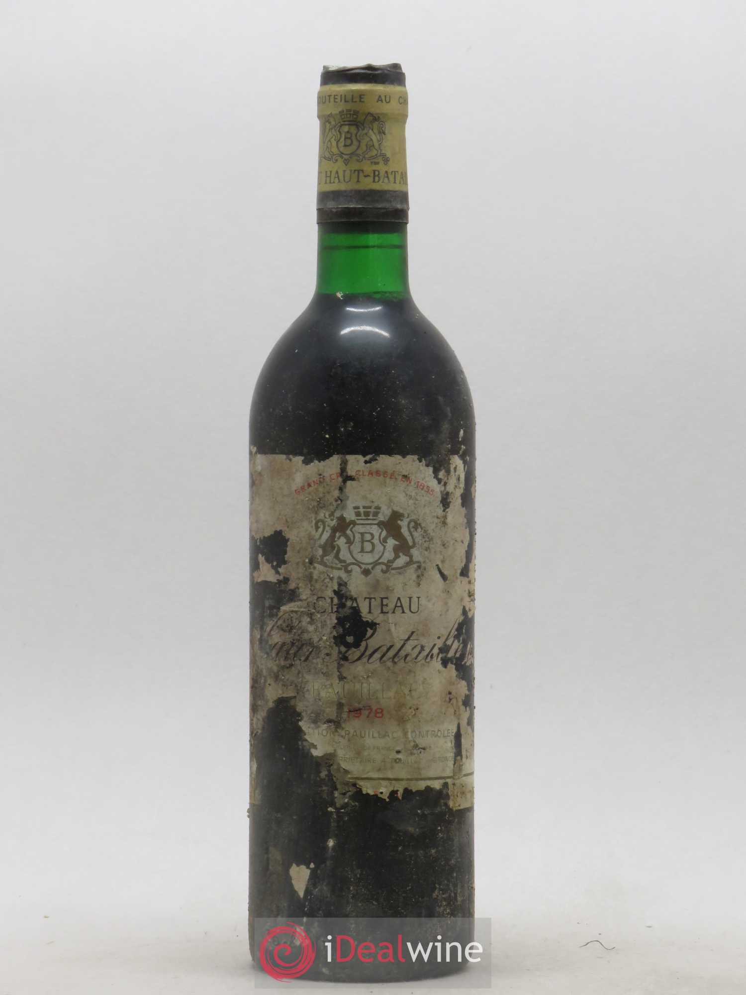 Château Haut Batailley 5ème Grand Cru Classé 1978 - Lot de 1 bouteille - 0
