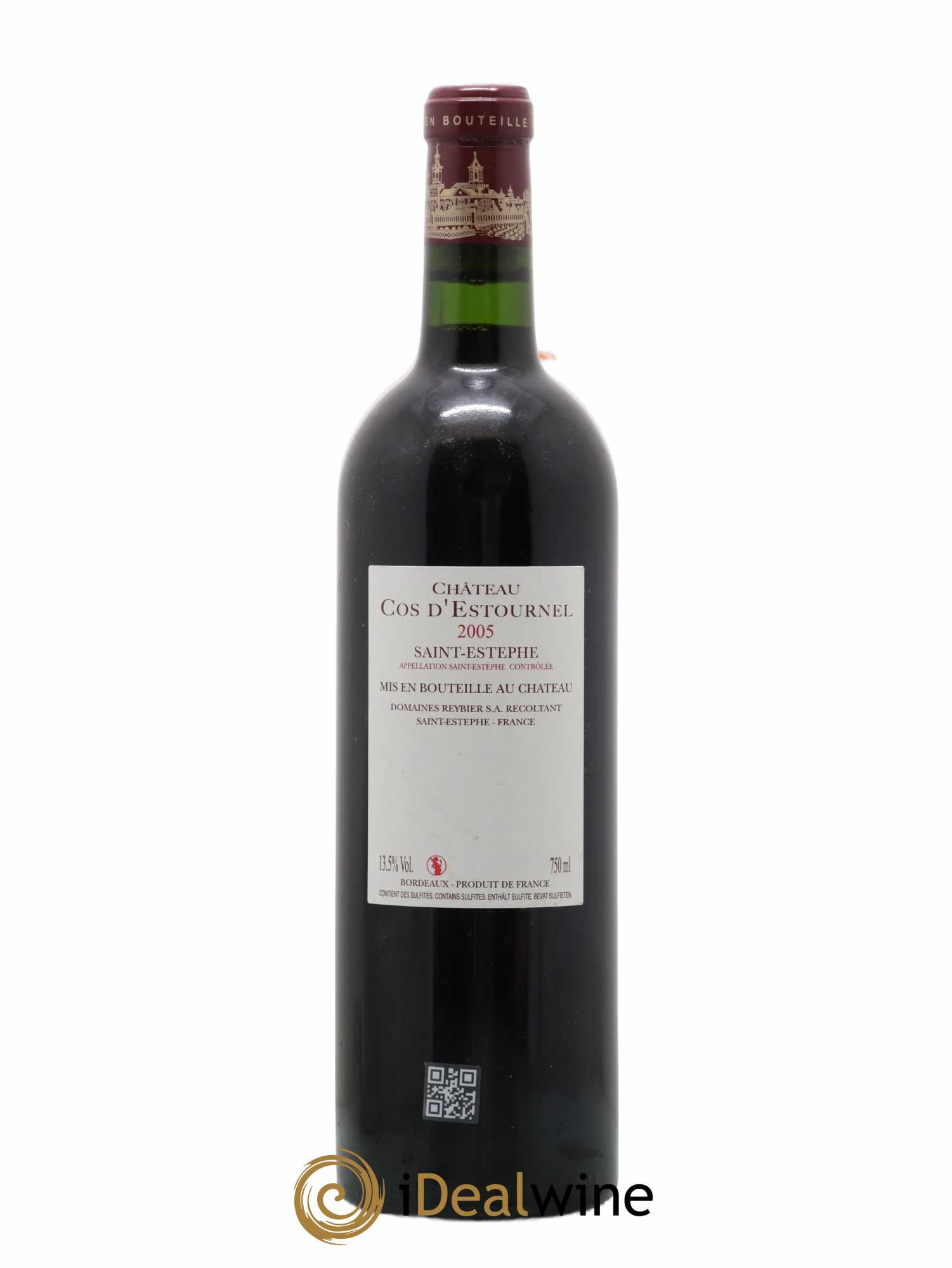 Cos d'Estournel 2ème Grand Cru Classé 2005 - Lot de 1 bouteille - 1