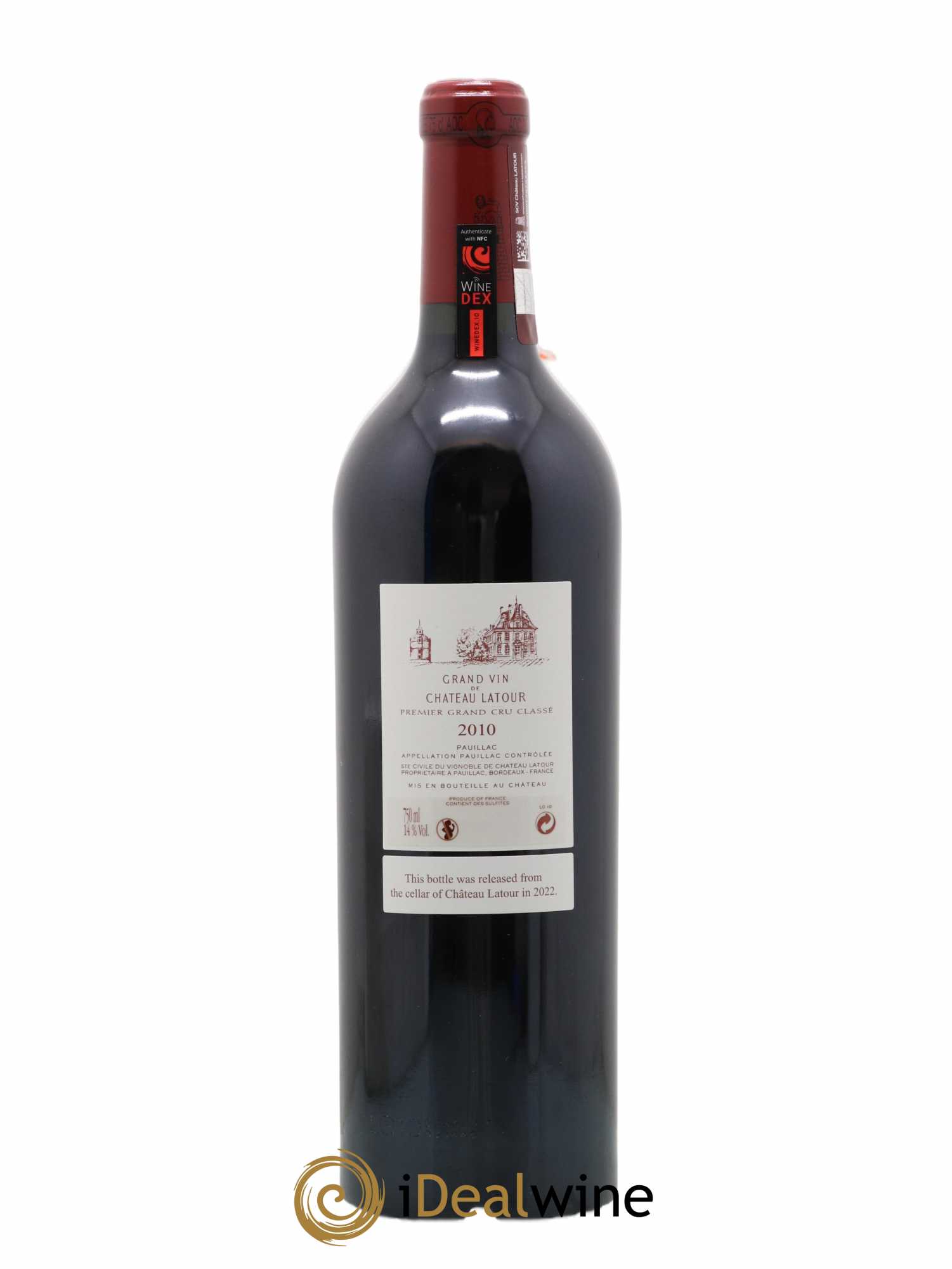 Château Latour 1er Grand Cru Classé 2010 - Lot de 1 bouteille - 1