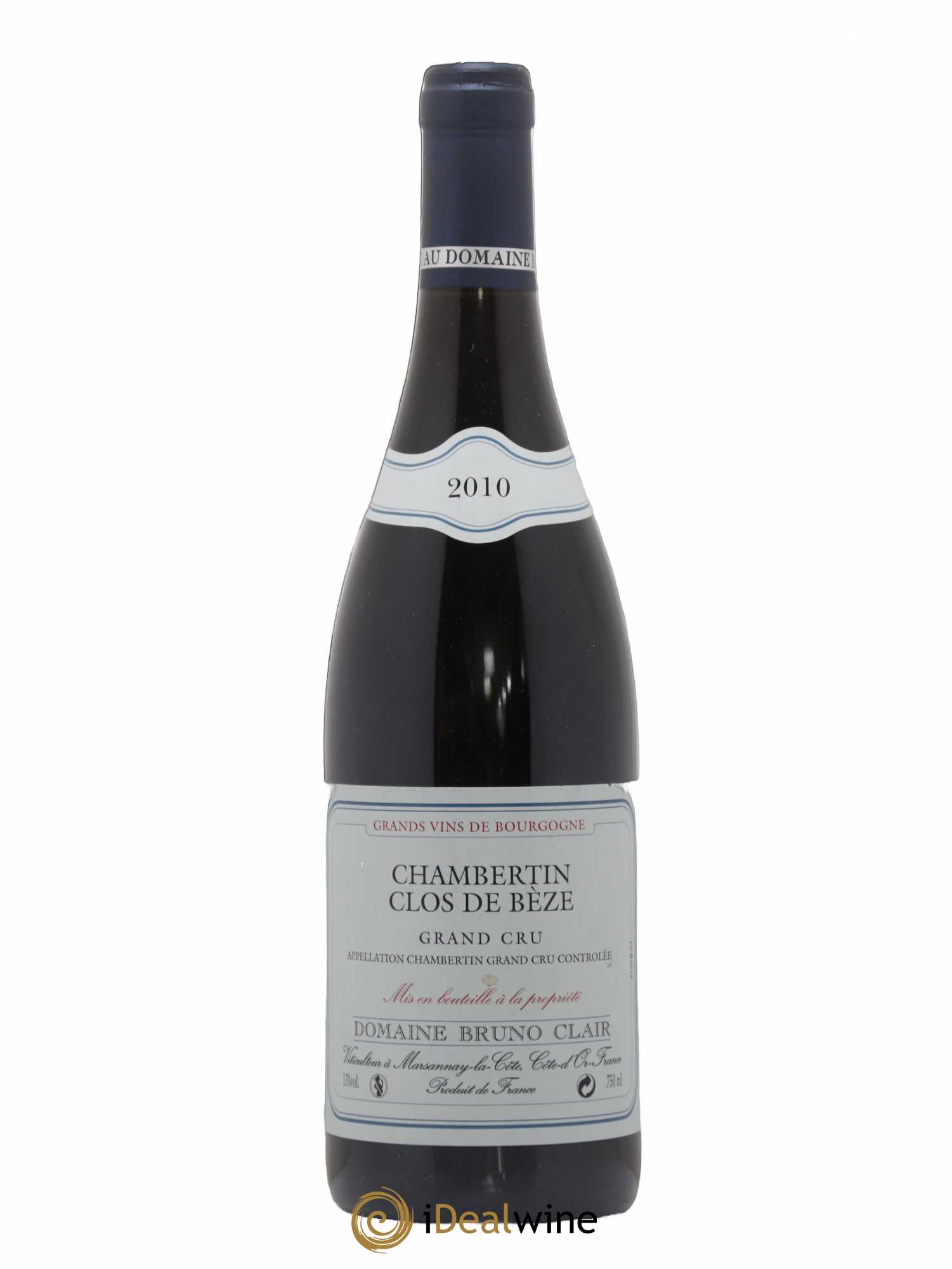 Chambertin Clos de Bèze Grand Cru Bruno Clair (Domaine) 2010 - Lot de 1 bouteille - 0