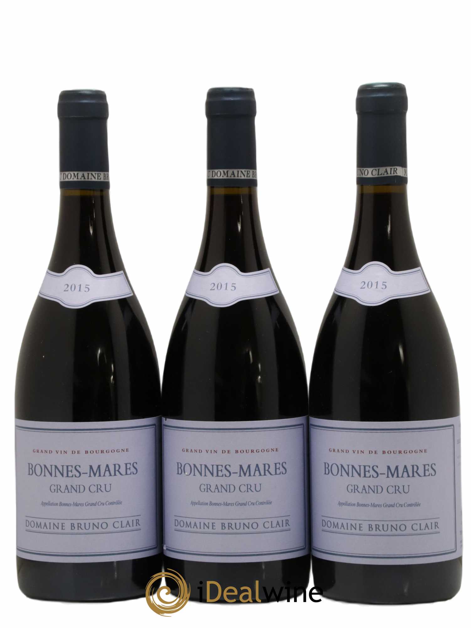 Bonnes-Mares Grand Cru Bruno Clair (Domaine) 2015 - Lot de 3 bouteilles - 0