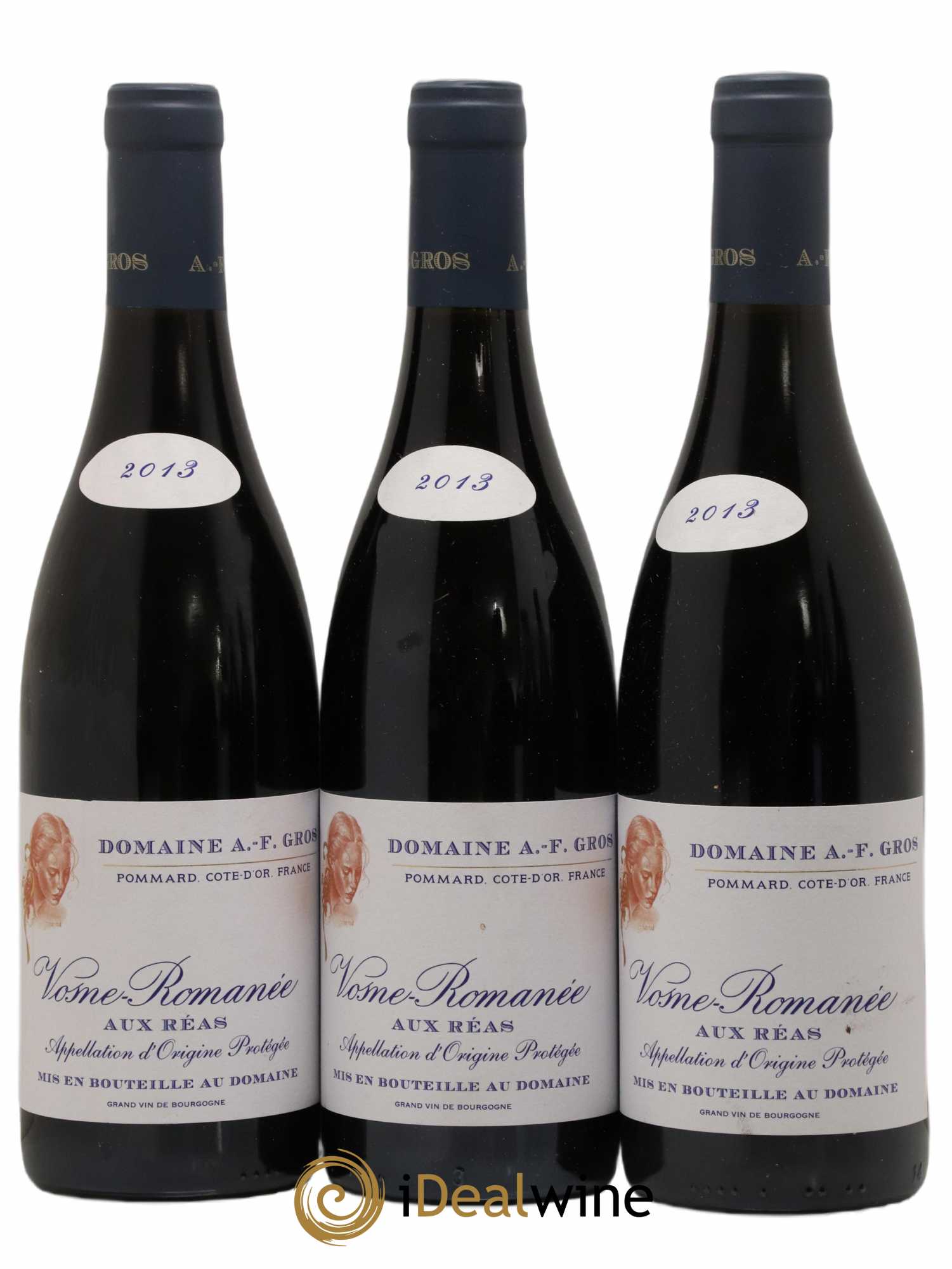 Vosne-Romanée Aux Reas A.-F. Gros 2013 - Lot de 3 bouteilles - 0