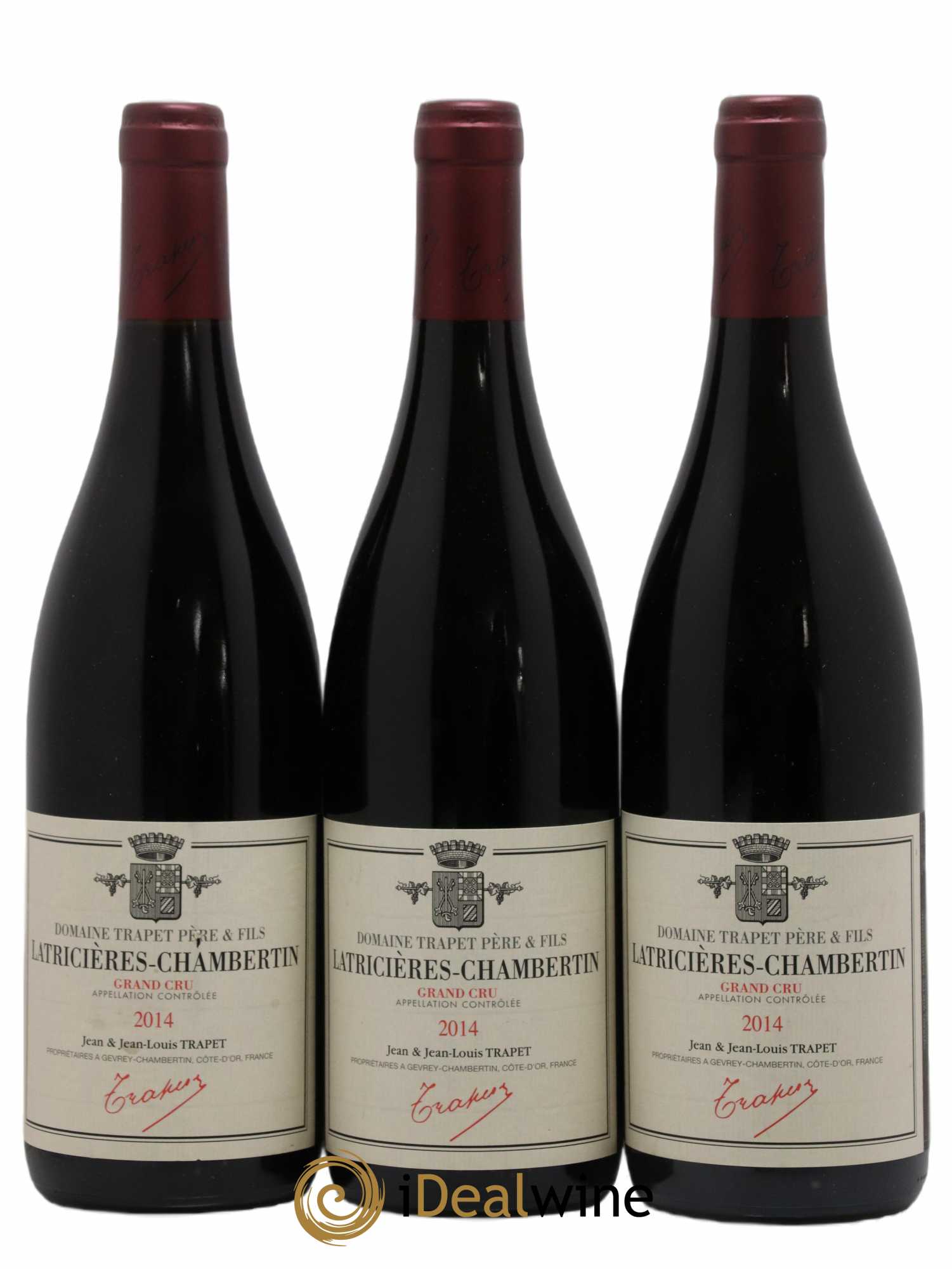 Latricières-Chambertin Grand Cru Domaine Trapet 2014 - Lot de 3 bouteilles - 0