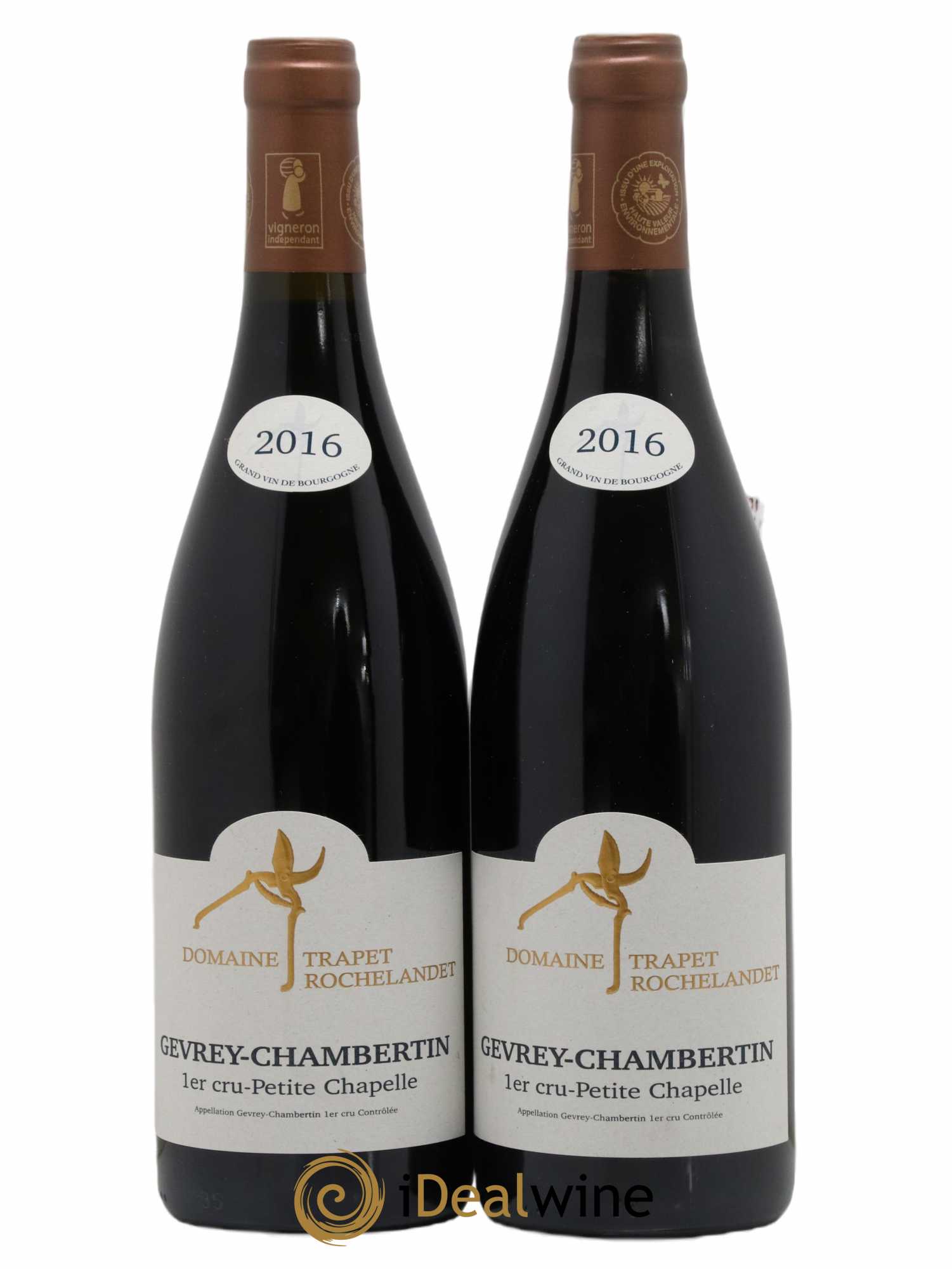 Gevrey-Chambertin 1er Cru Petite Chapelle Trapet Rochelandet 2016 - Lot de 2 bouteilles - 0