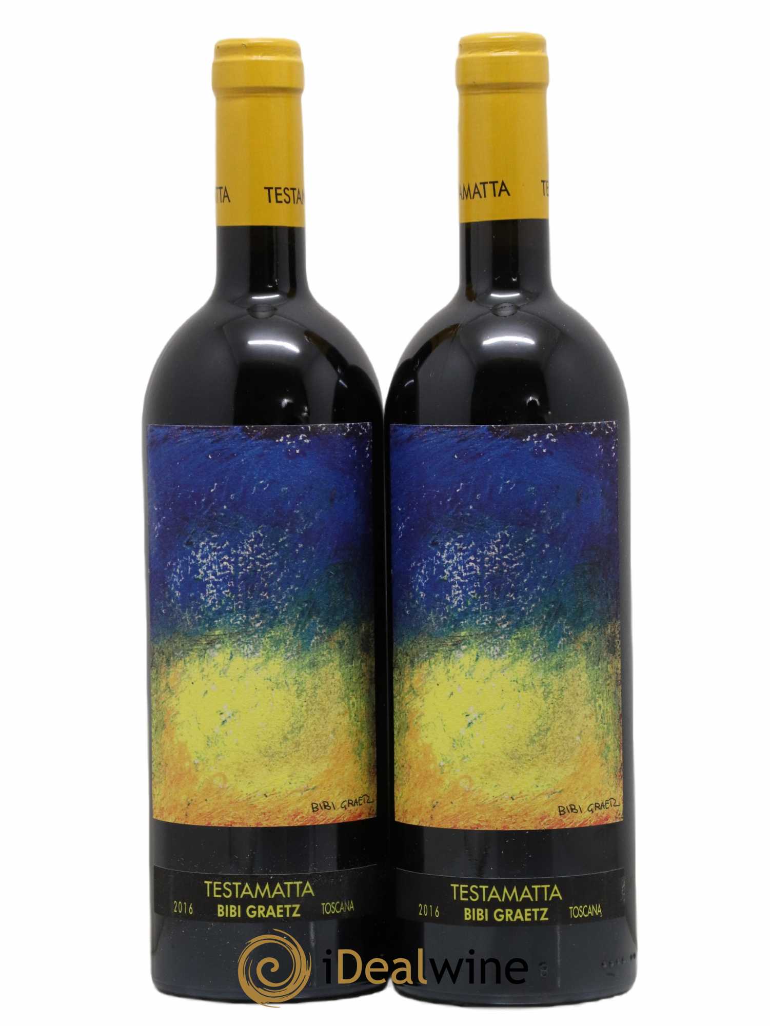Toscana IGT Testamatta Bibi Graetz 2016 - Lot de 2 bouteilles - 0