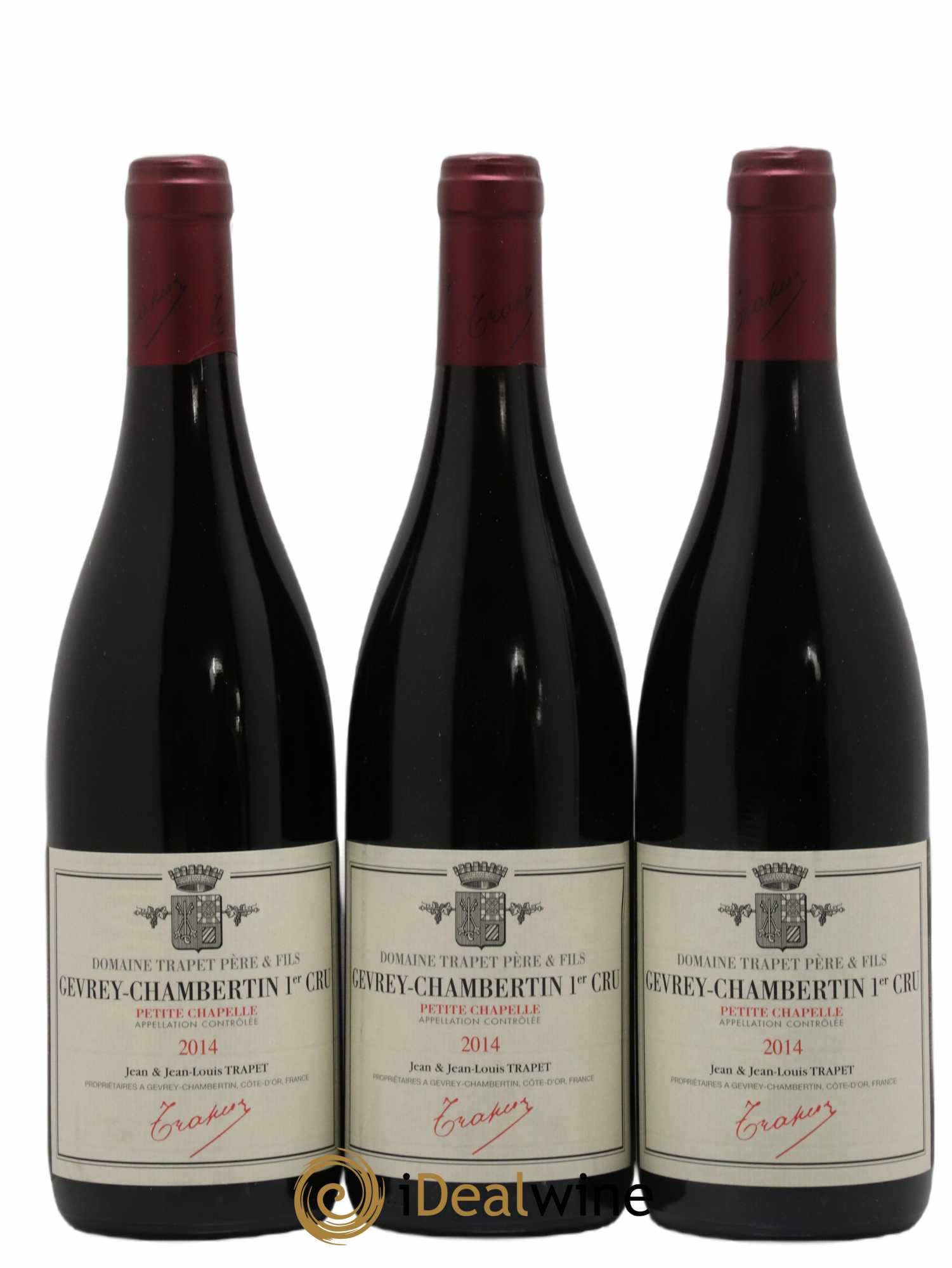 Gevrey-Chambertin 1er Cru Petite Chapelle Domaine Trapet 2014 - Lot de 3 bouteilles - 0