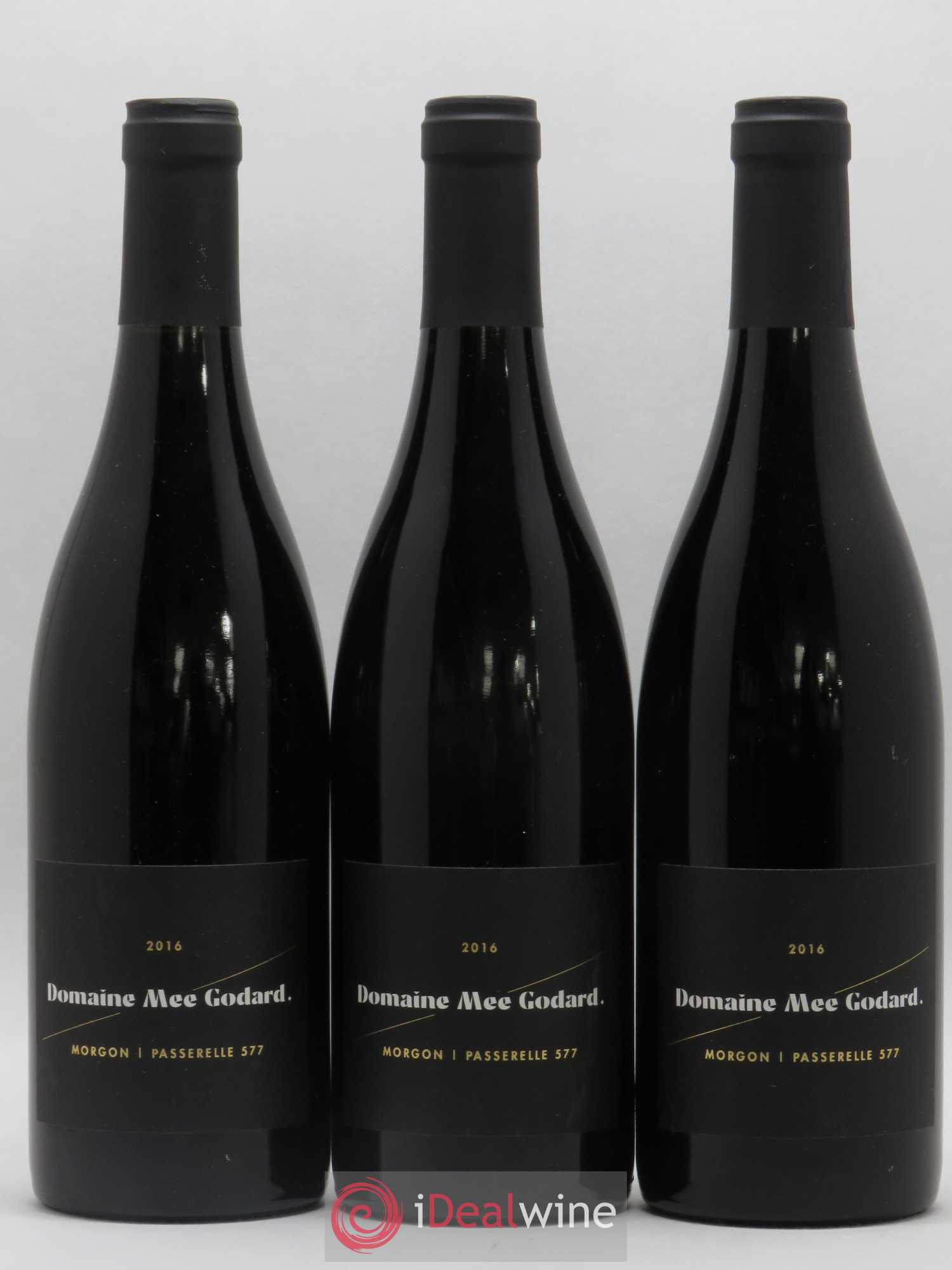 Morgon Passerelle 577 Mee Godard 2016 - Lot de 3 bouteilles - 0