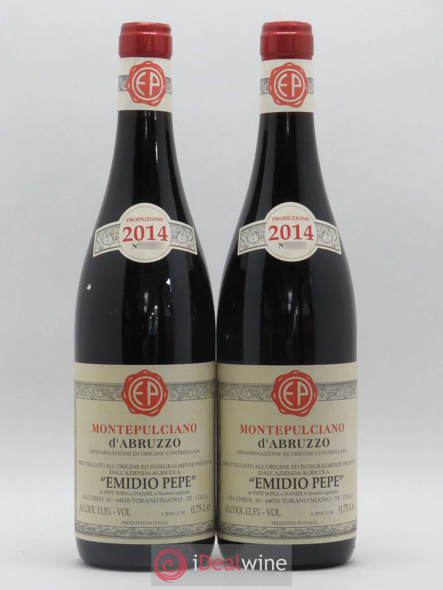 Montepulciano d'Abruzzo DOC Riserva Vecchie Viti Emidio Pepe 2014 - Lot de 2 bouteilles - 0