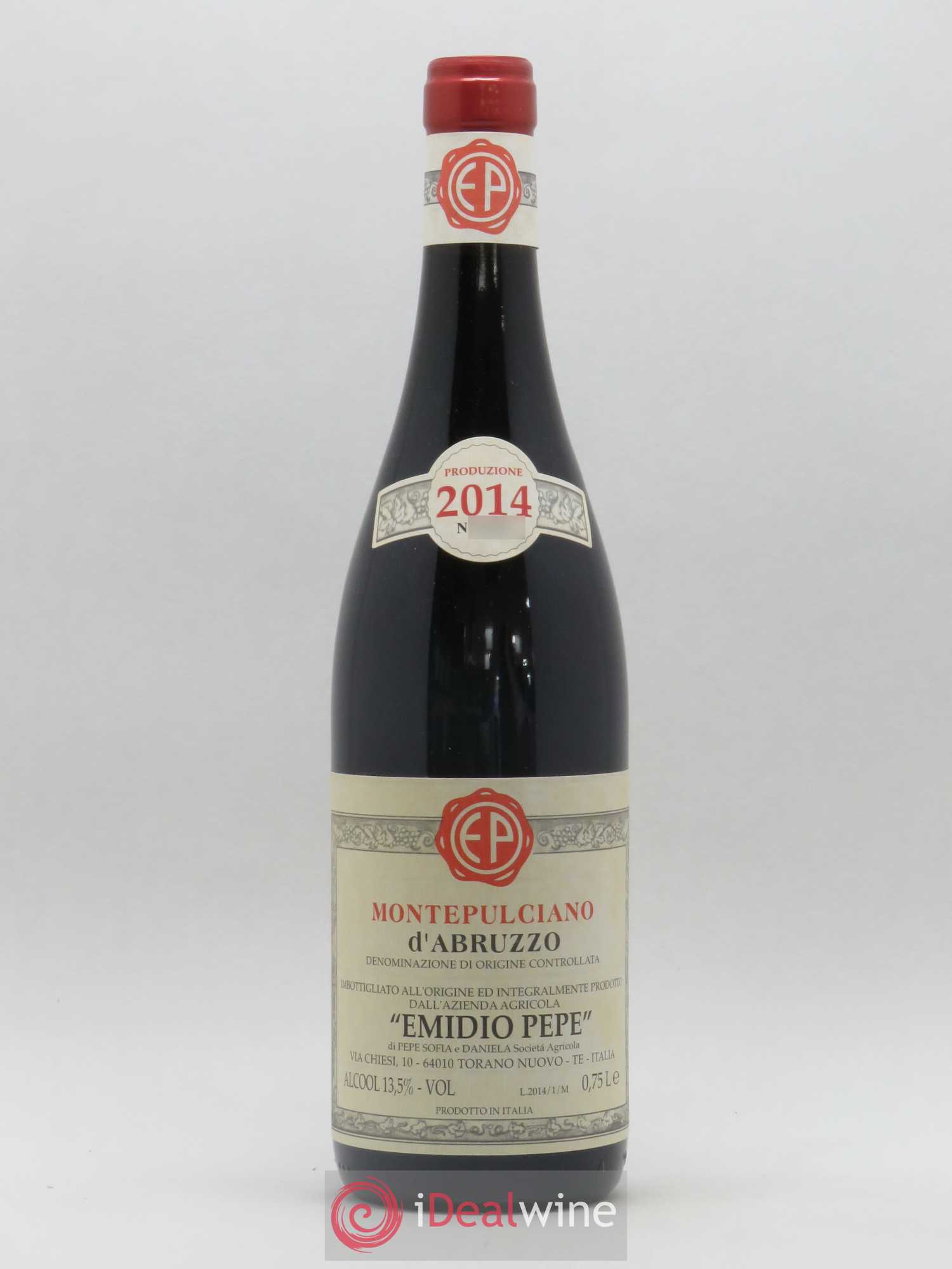 Montepulciano d'Abruzzo DOC Riserva Vecchie Viti Emidio Pepe 2014 - Lot de 1 bouteille - 0